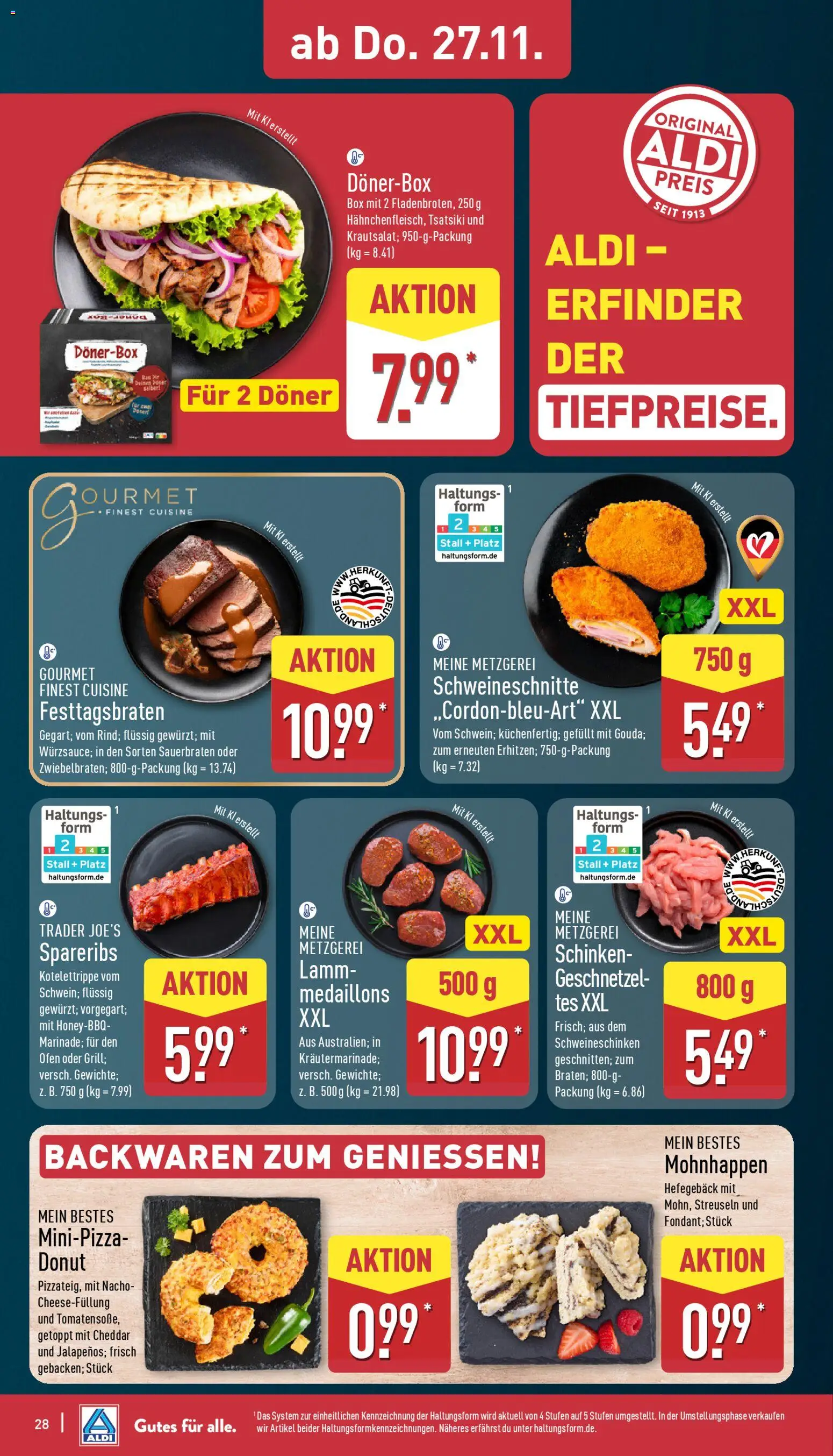 Aldi Prospekt 	 – gültig ab 24.11.2025 | Seite: 34 | Produkte: Ofen, Box, Schinken