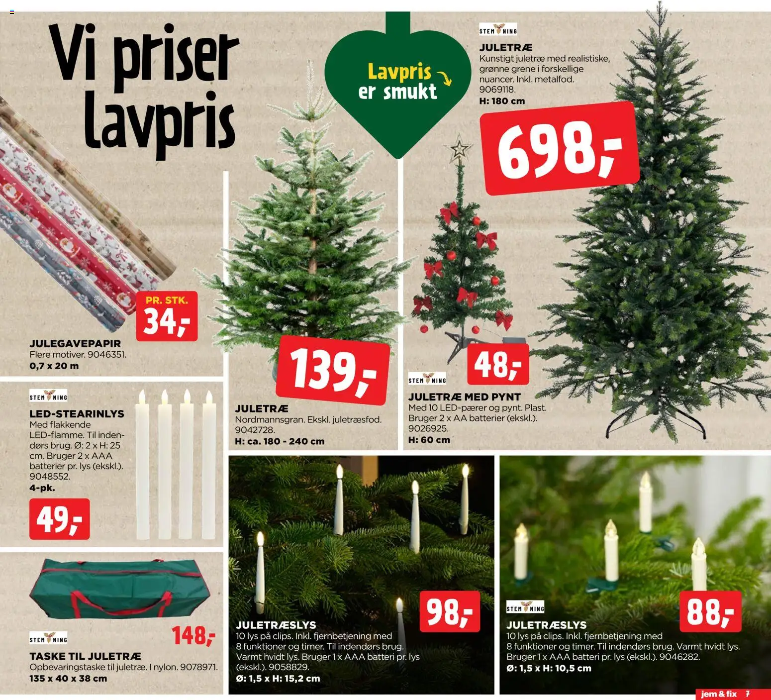Jem & fix tilbudsavis – gyldig fra 07.12.2025 | Side: 7 | Produkter: Batterier, Taske, Batteri
