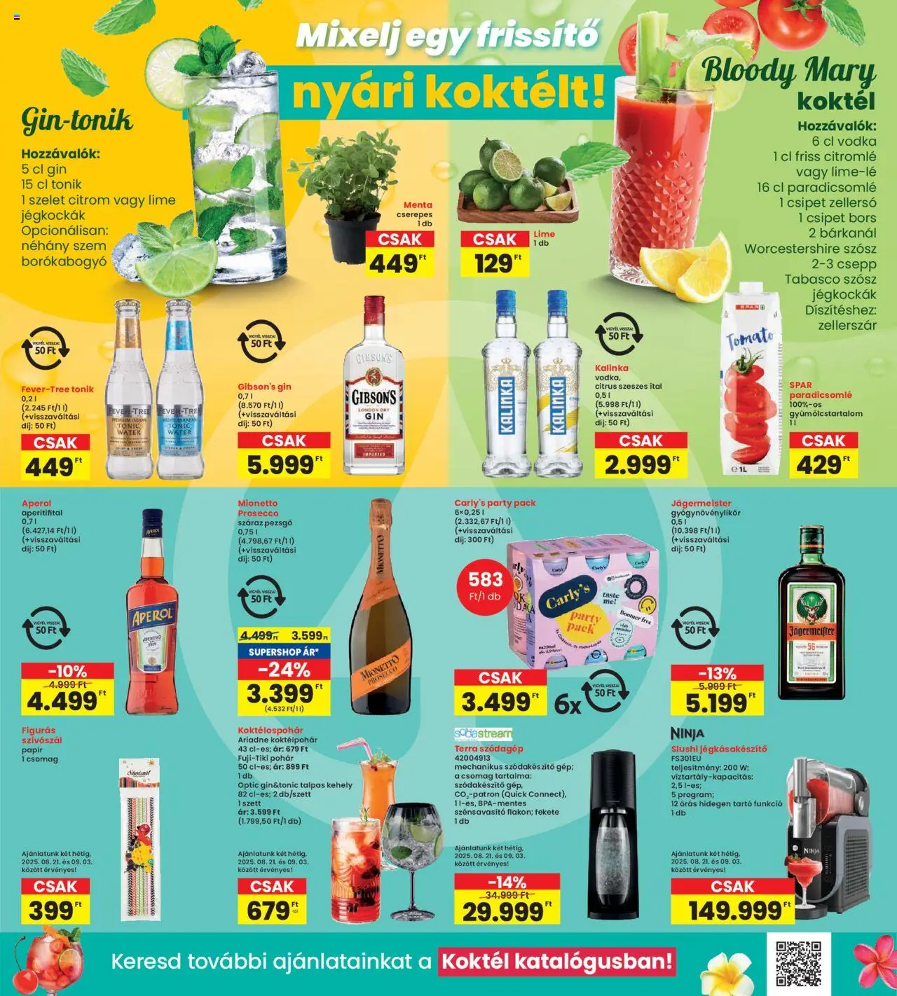 Interspar akciós ujság - amely érvényes a következő dátumtól: 21.08.2025 | Oldal: 13 | Termékek: Aperol, Paradicsomlé, Vodka, Pohár