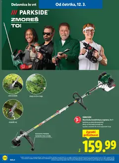 Lidl katalog akcije – veljaven od 12.03.2026 | Stran: 30 | Izdelki: Rezalnik, Kosilnica, Škarje za živo mejo