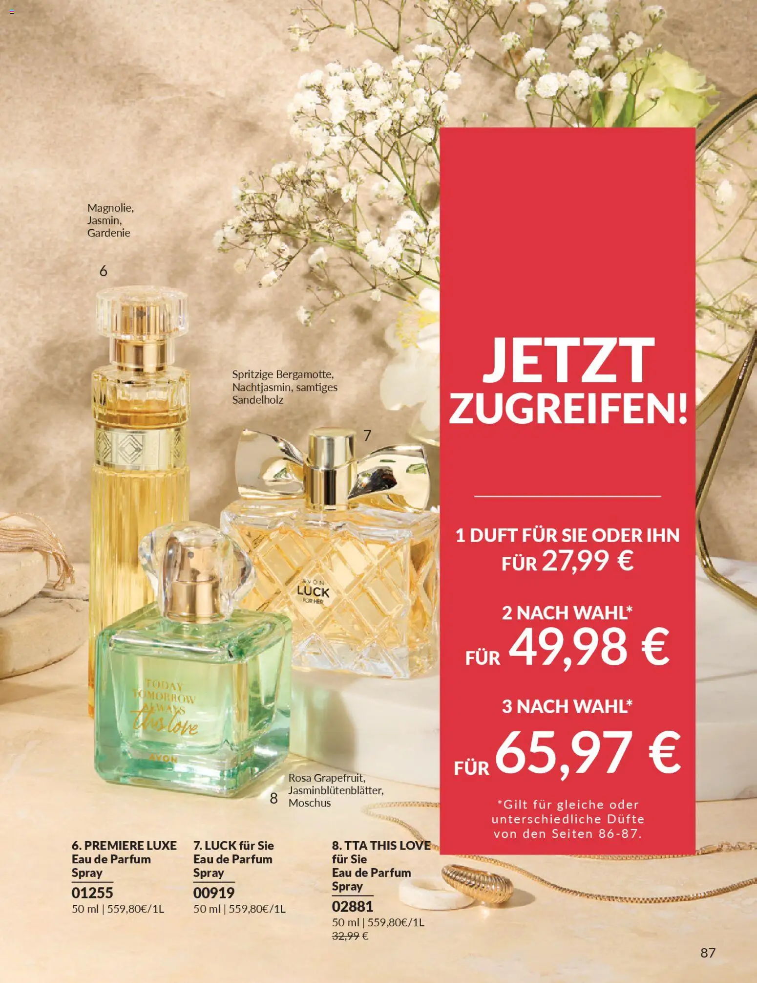 AVON Katalog März 2026 – gültig ab 01.03.2026 | Seite: 89 | Produkte: Parfüm, Duft, Eau de Parfum