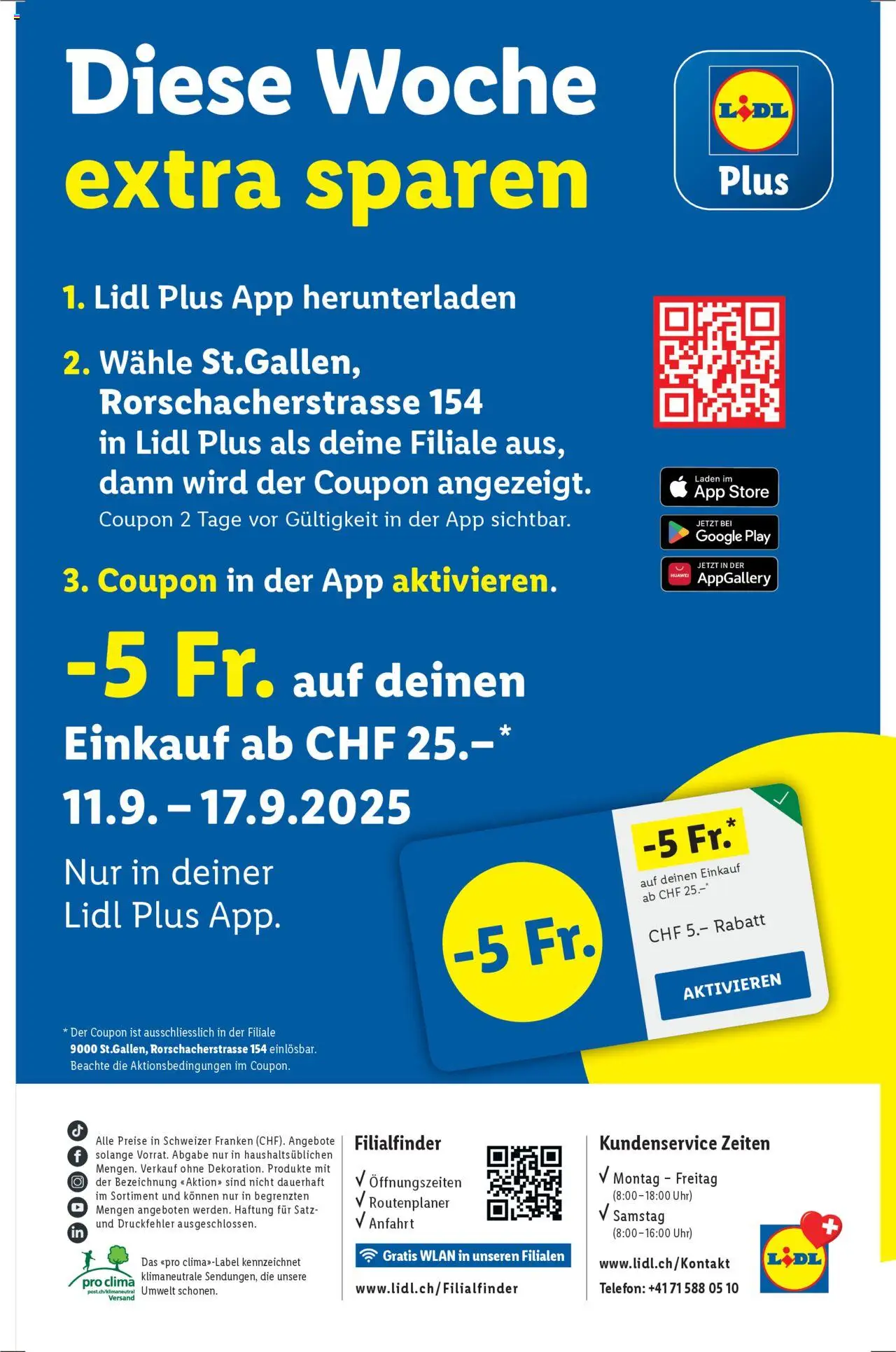 Lidl Aktionen St. Gallen – gültig ab 11.09.2025 | Seite: 4 | Produkte: Uhr, Huawei