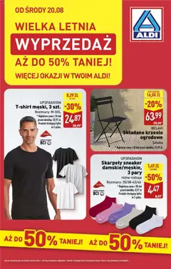 Pogląd oferty "Aldi Gazetka - Wyprzedaż" - ważna od 20.08.2025