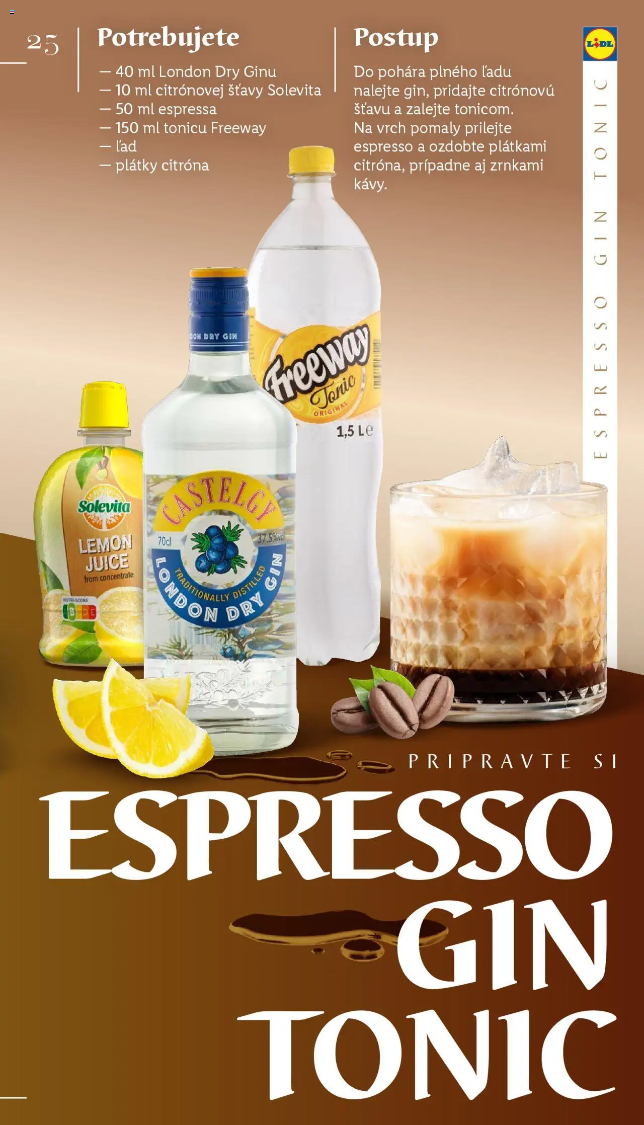 Lidl barmanská príručka │ platný od 03.06.2025 | Strana: 25 | Produkty: Gin