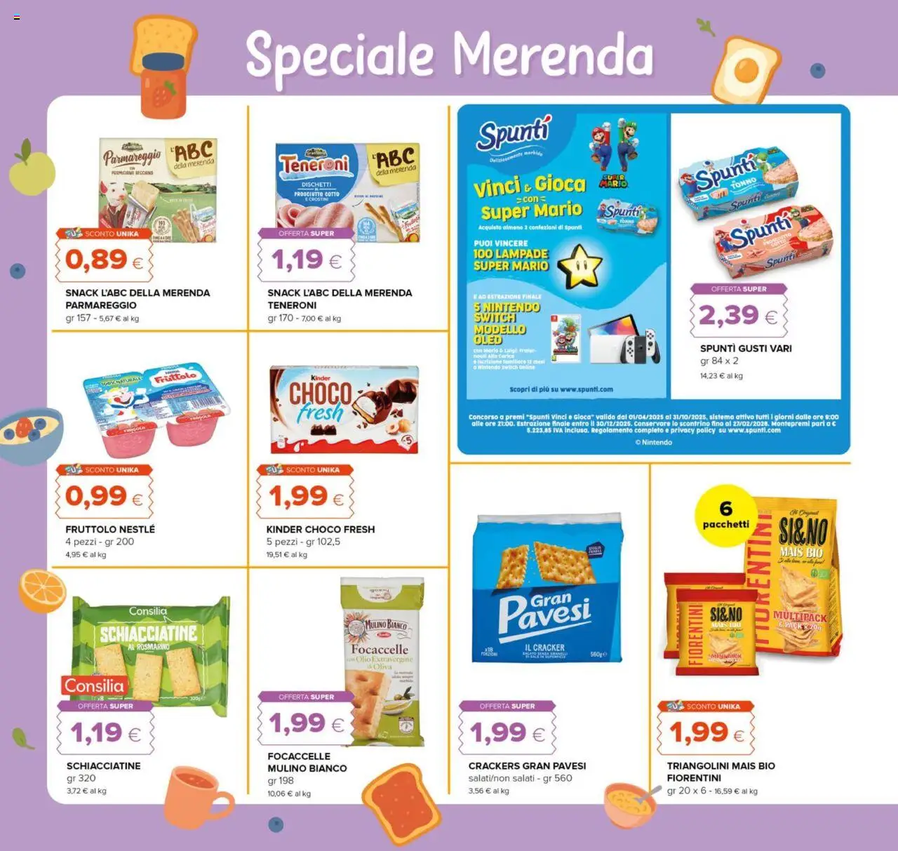 Volantino Oasi del 21.08.2025 | Pagina: 8 | Prodotti: Prosciutto Cotto, Prosciutto, Crackers, Tonno