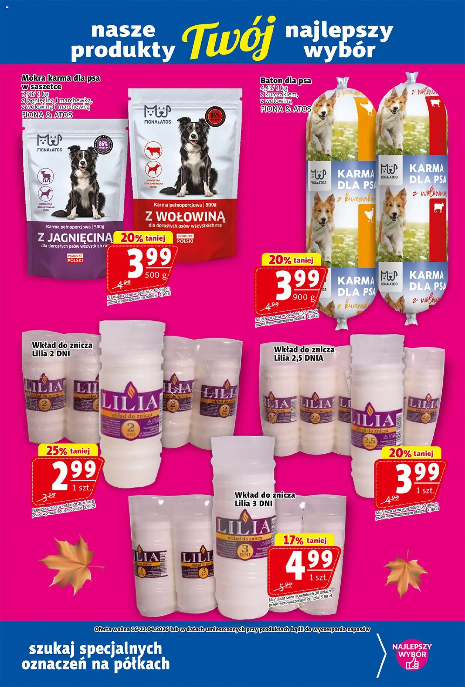 Prim Market gazetka od 16.04.2026 | Strona: 18 | Produkty: Jagnięcina, Karma dla psa, Wołowina, Marchewka