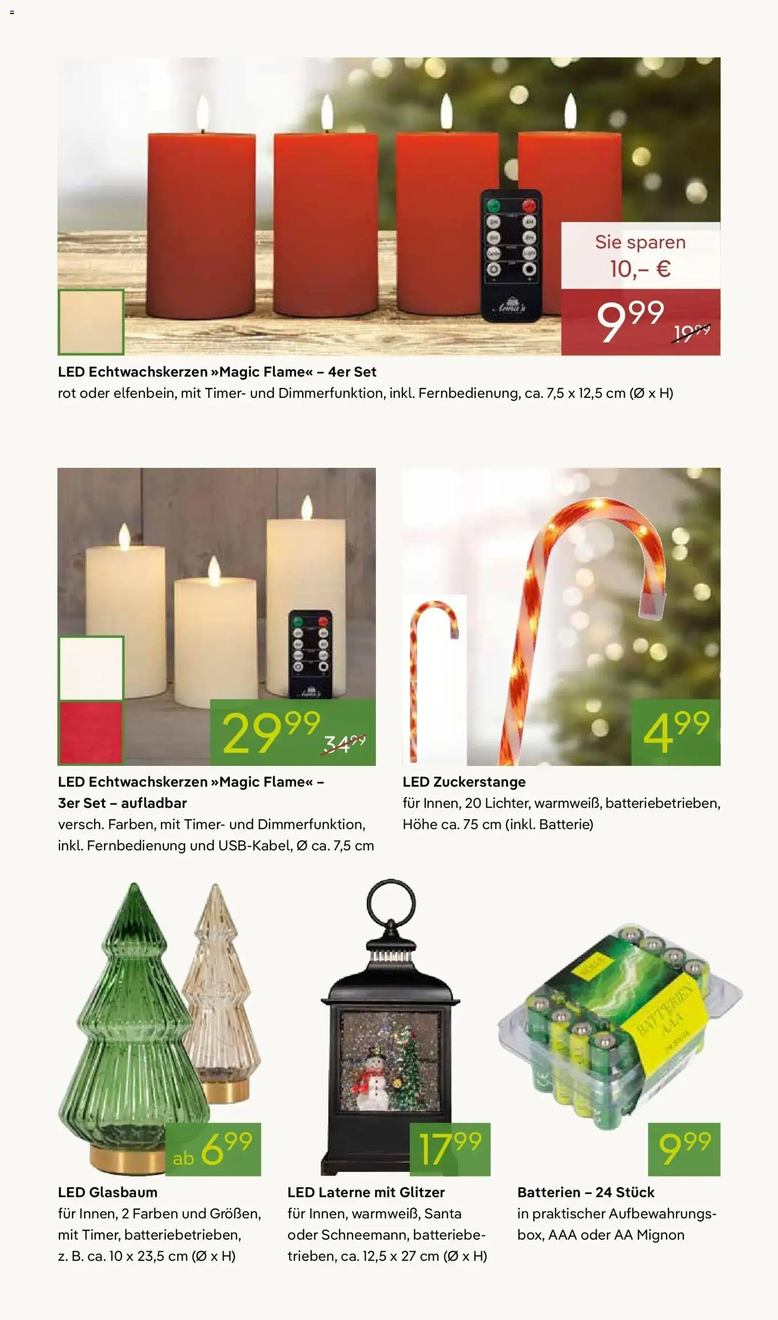 Pflanzen-Kölle Winterzauber erleben – gültig ab 03.11.2025 | Seite: 6 | Produkte: Batterien, Batterie