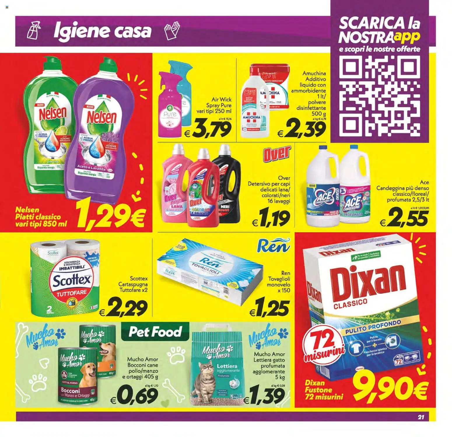 Volantino SuperConveniente del 06.03.2026 | Pagina: 21 | Prodotti: Manzo, Candeggina, Acqua, Forno