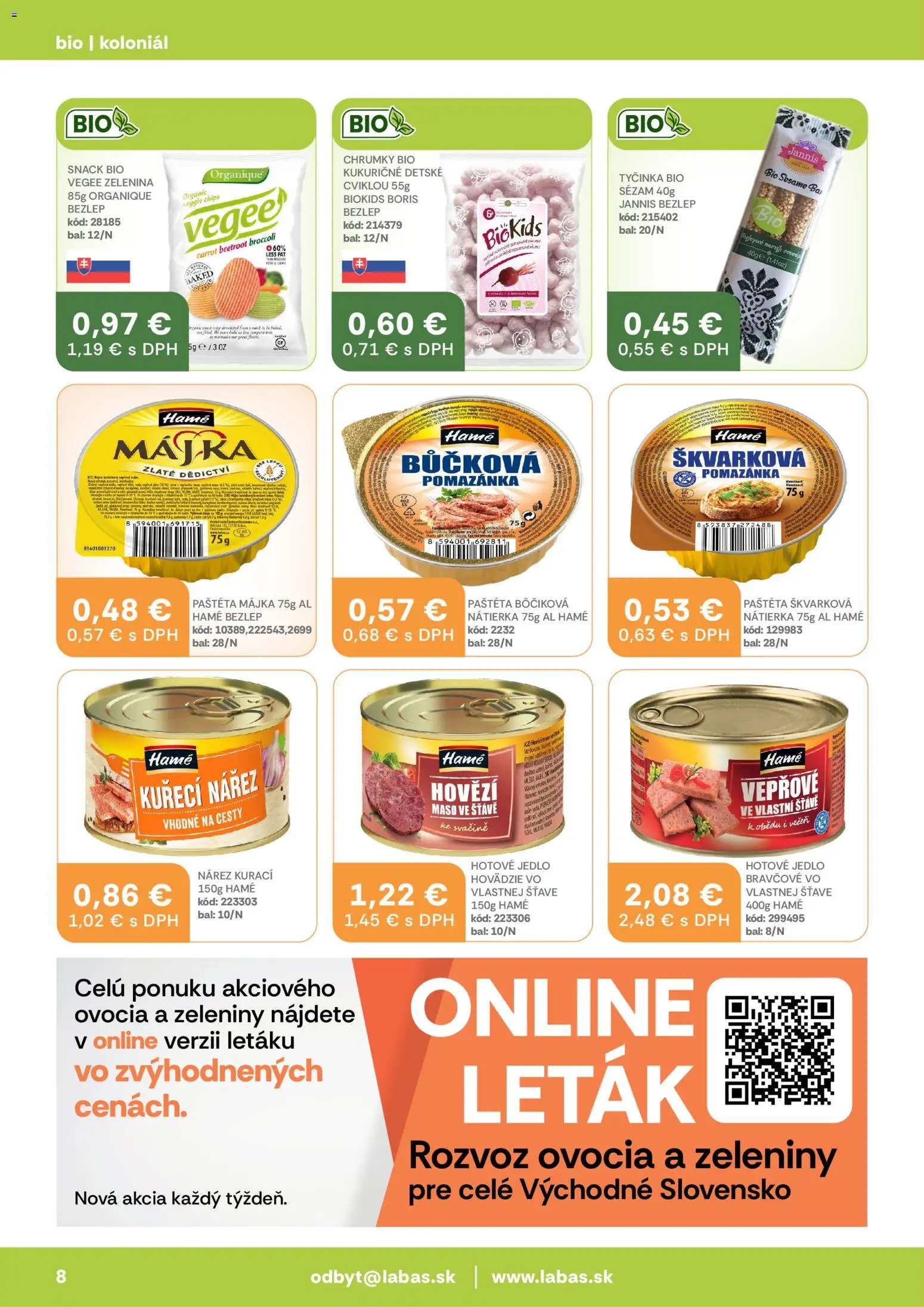 Nové Labaš akcie – leták je platný od 16.01.2026 | Strana: 8