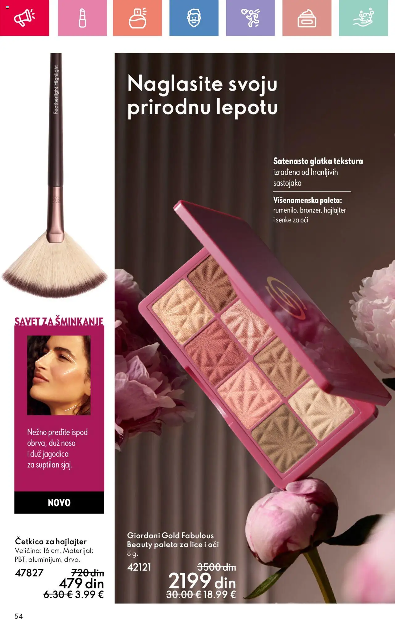 Oriflame katalog - važi od 24.08.2025 | Strana: 54 | Proizvode: Senke za oči