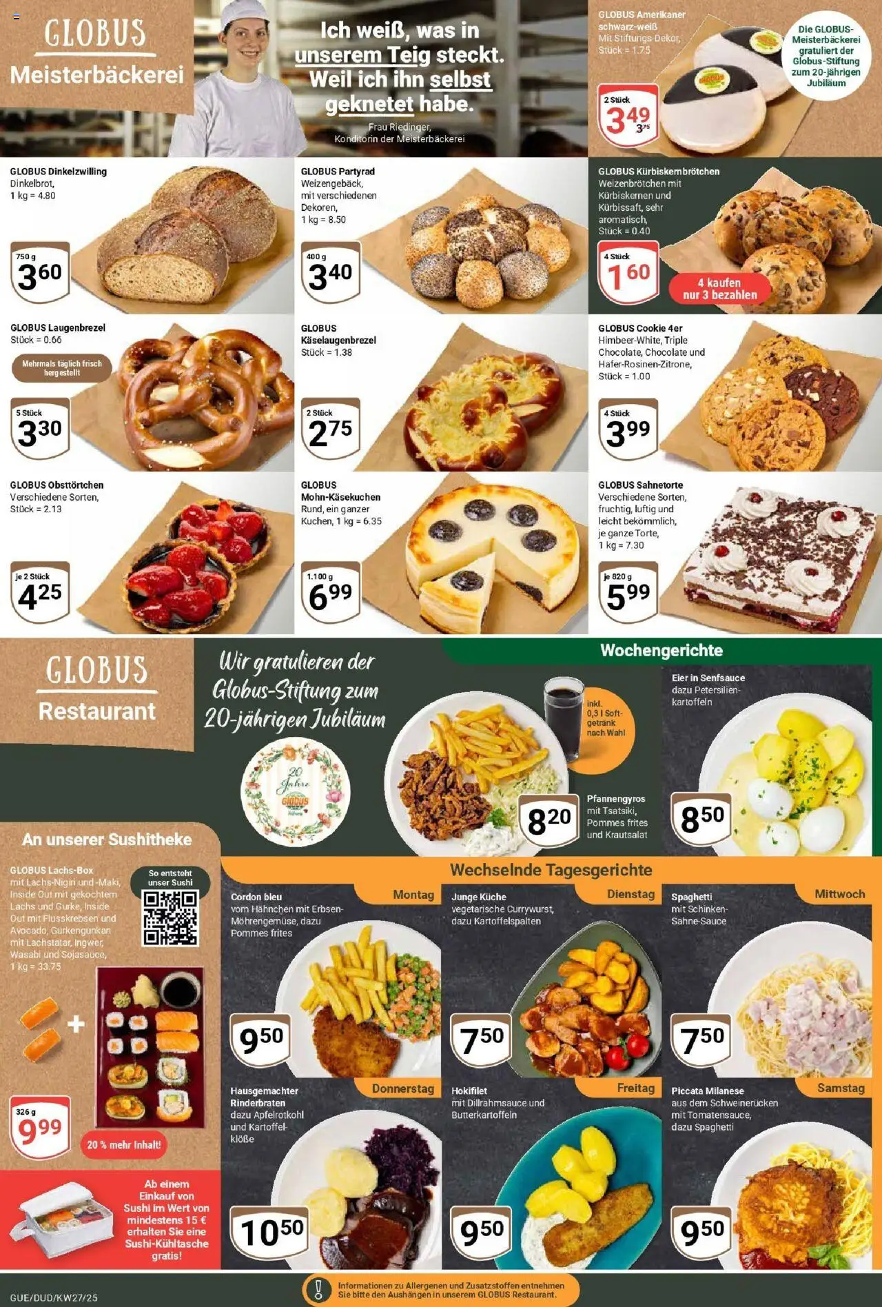 Globus prospekt Saarbrücken-Güdingen	 - gültig ab dem 29.06.2025 | Seite: 16 | Produkte: Pommes, Küche, Pommes frites, Lachs