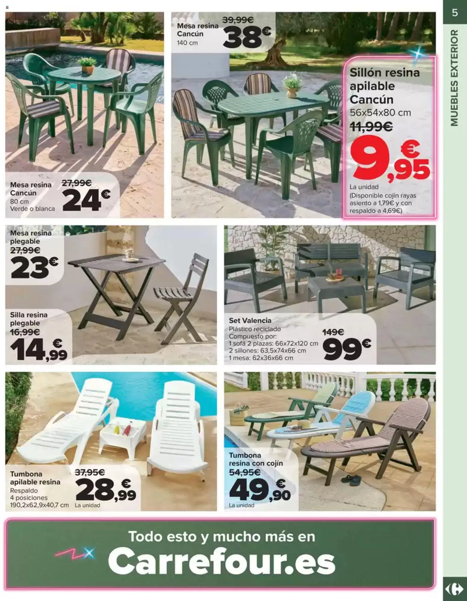 Carrefour Market Jardín │ válido desde el 14.04.2026 | Página: 5 | Productos: Muebles, Sillón, Mesa, Silla