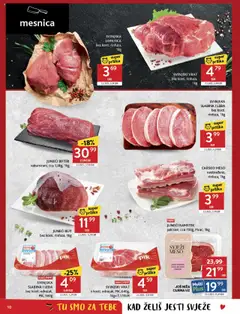 Konzum katalog | vrijedi od 13.08.2025 | Stranica: 10 | Proizvodi: Juneći but, Carsko meso, Svinjski vrat, Meso
