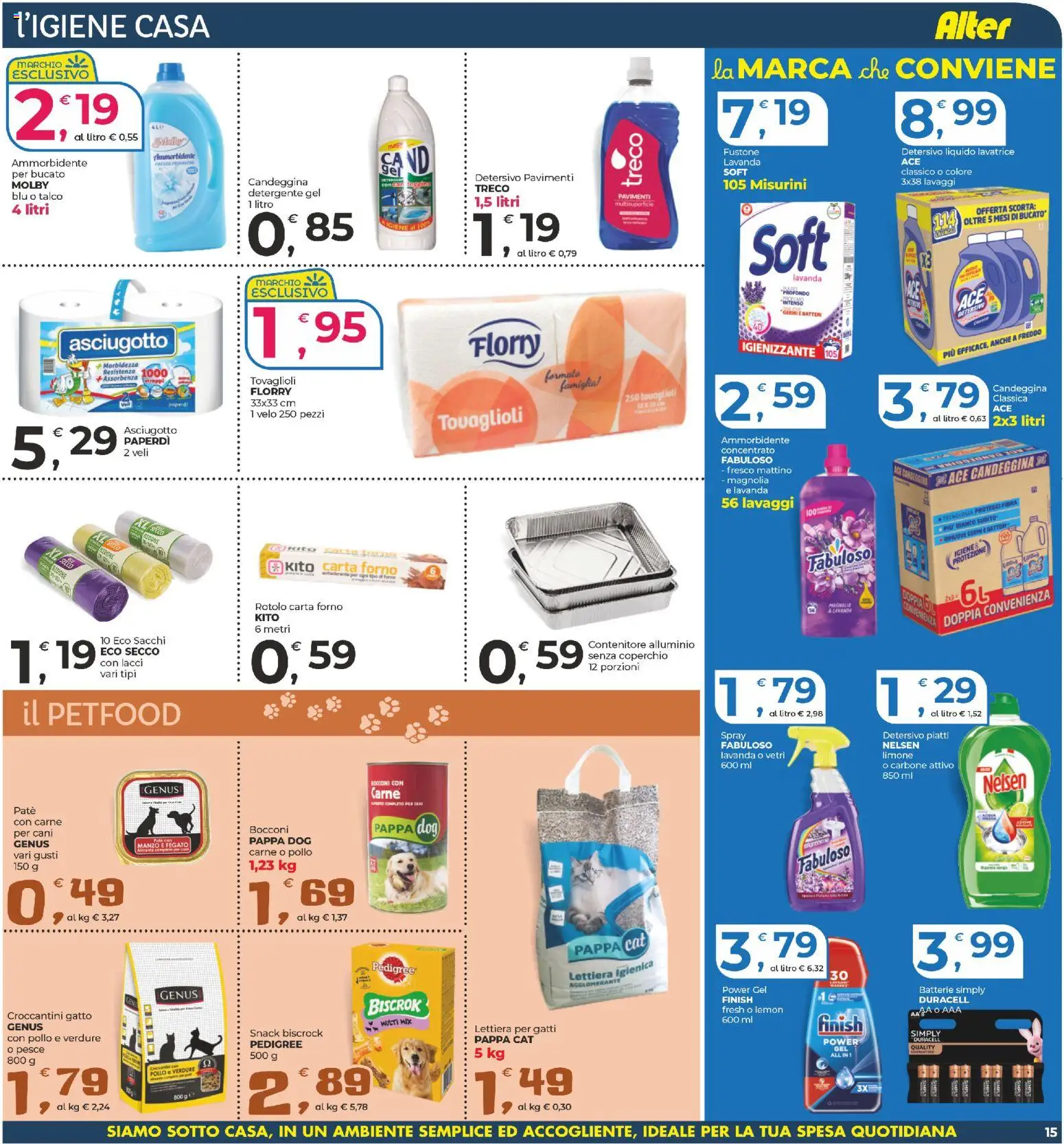 Volantino Alter Discount del 17.12.2025 | Pagina: 15 | Prodotti: Detergente, Lavatrice, Forno, Batterie
