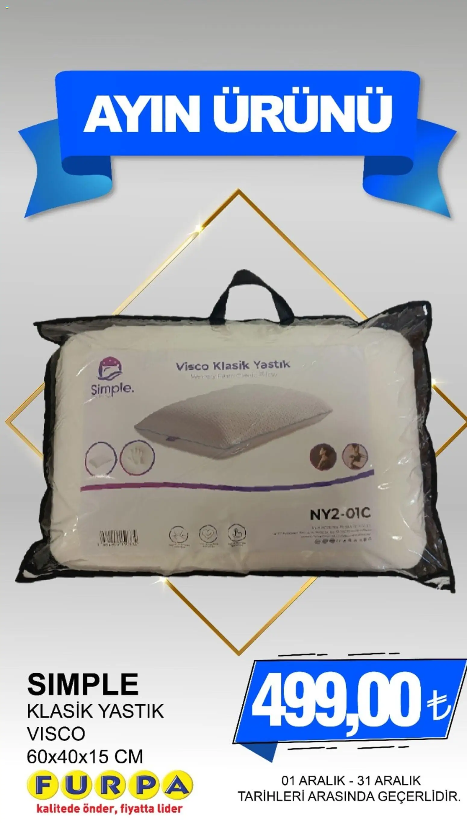 Furpa Ayın Ürünleri - 01.12.2025 tarihinden itibaren geçerlidir | Sayfa: 4 | Ürünler: Yastık