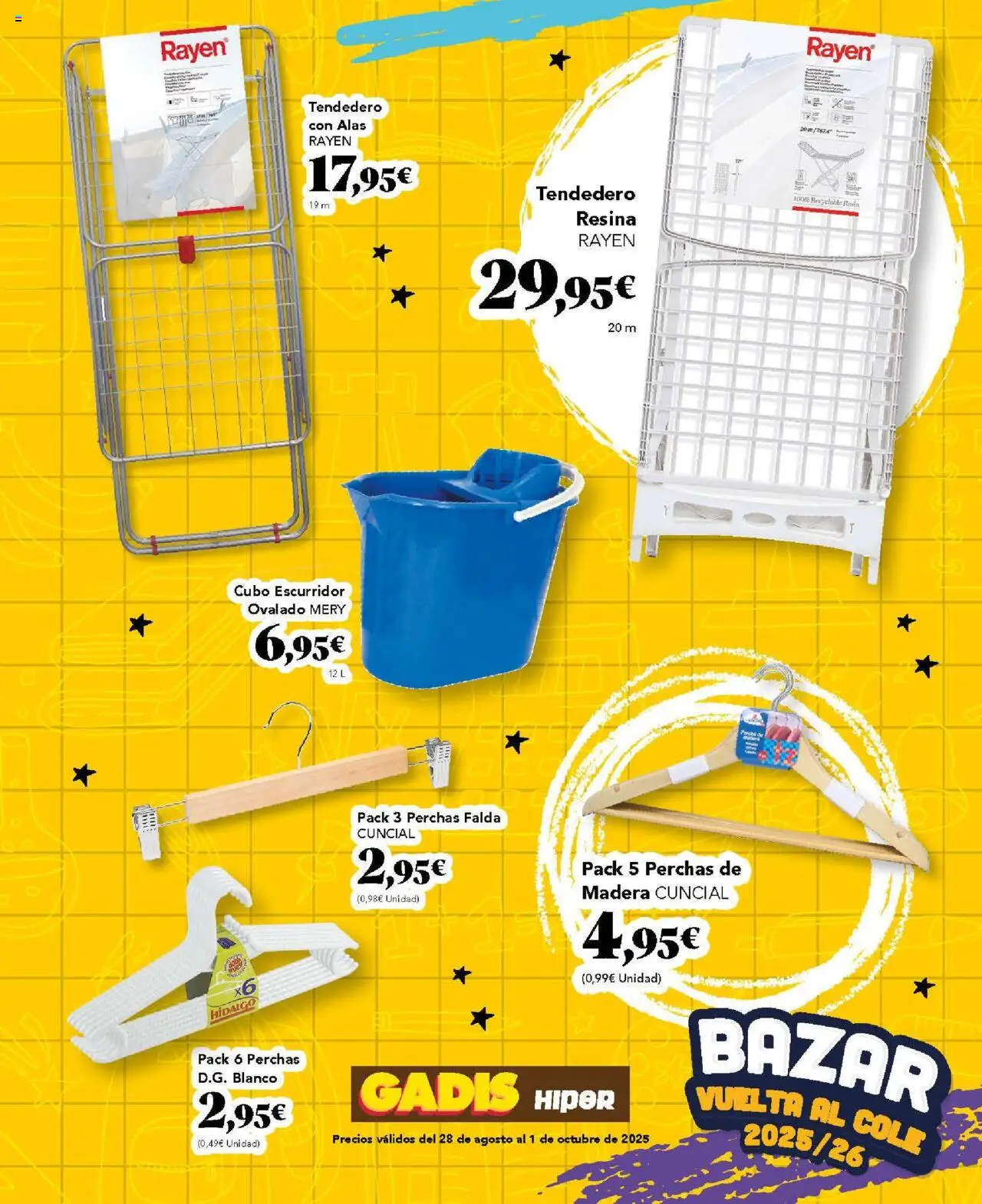 Gadis folleto │ válido desde el 28.08.2025 | Página: 19 | Productos: Tendedero