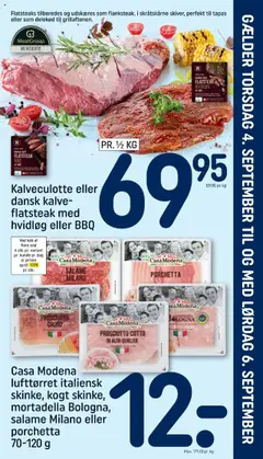 Eksempel på tilbudsavis Rema 1000 - Uge 36 Indstik fra butik Rema 1000 gyldig fra 04.09.2025