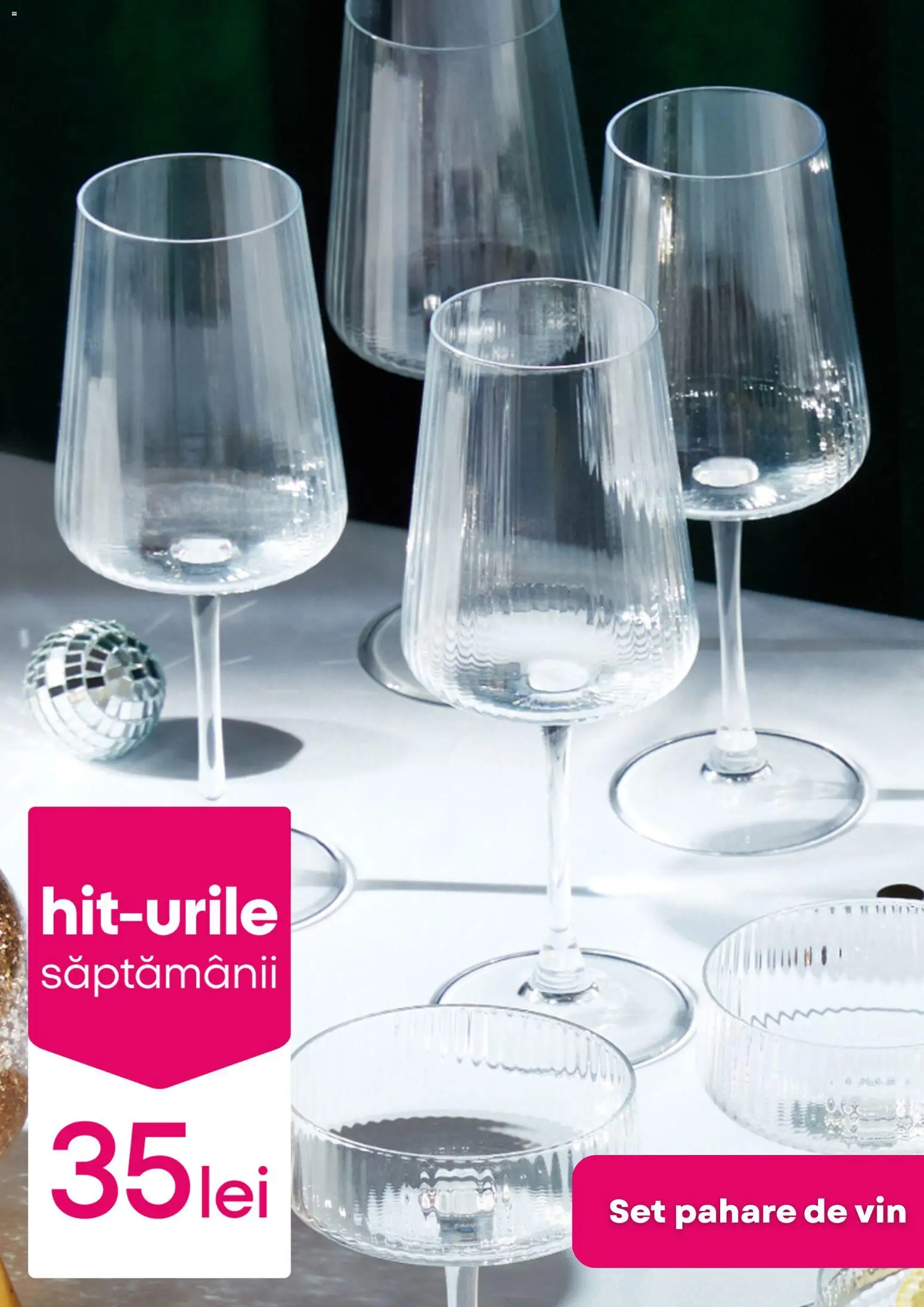 Noul catalog Pepco – valabil de la 18.12.2025 | Pagină: 8 | Produse: Pahare, Vin