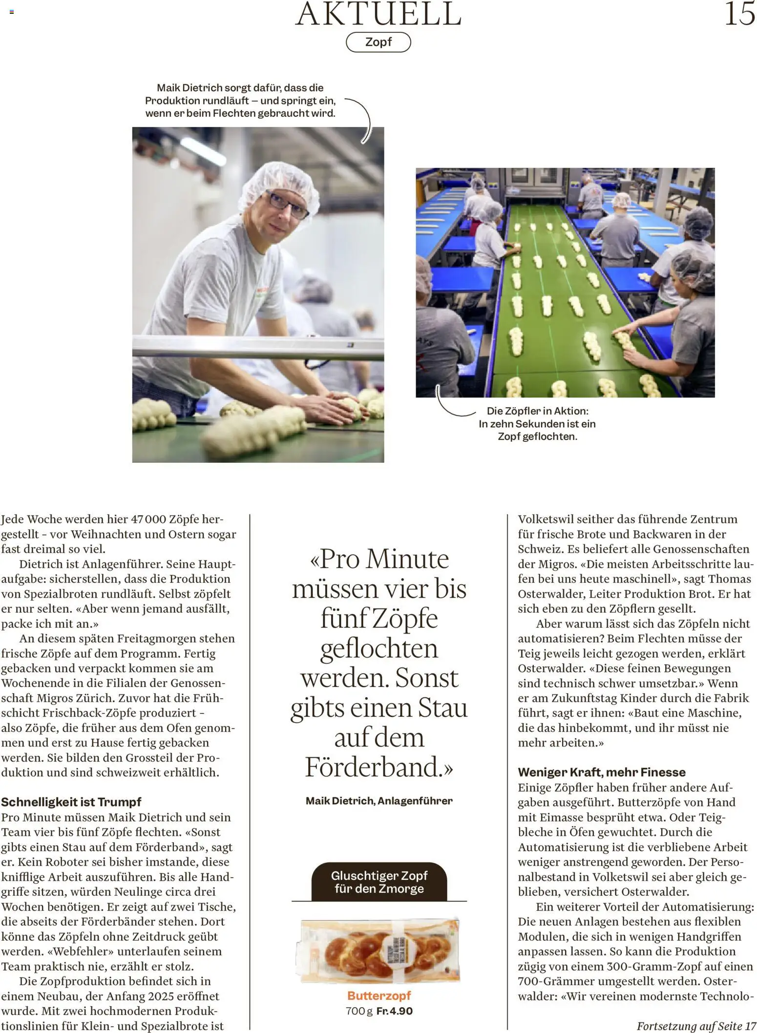 Migros - Magazin – gültig ab 04.02.2026 | Seite: 15