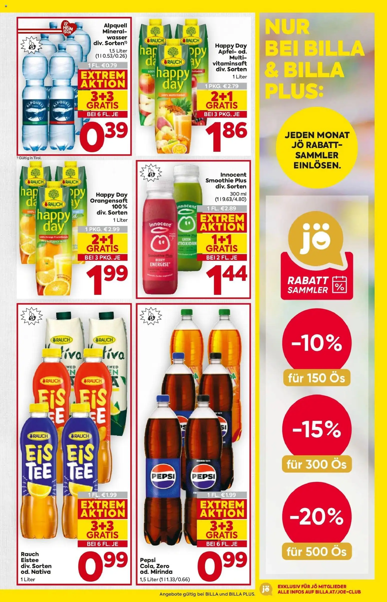 Billa Flugblatt - Kitzbuehel, Zell Am Ziller, Brixlegg gültig ab 08.01.2026 | Seite: 17 | Produkte: Eis, Wasser, Äpfel, Papier blanc