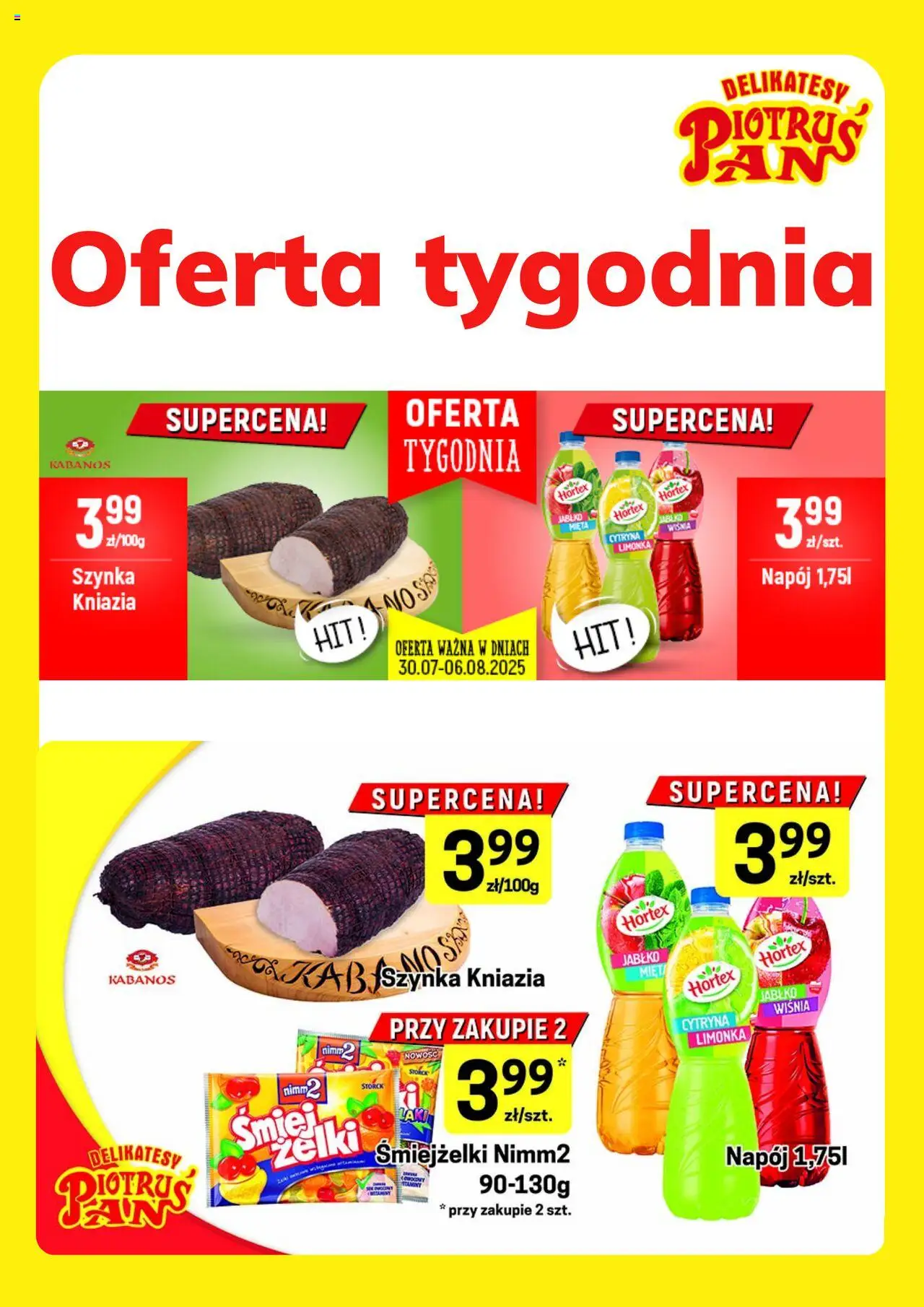 Piotruś Pan promocje od 30.07.2025 | Strona: 1 | Produkty: Cytryna, Limonka, Delikatesy, Mięta