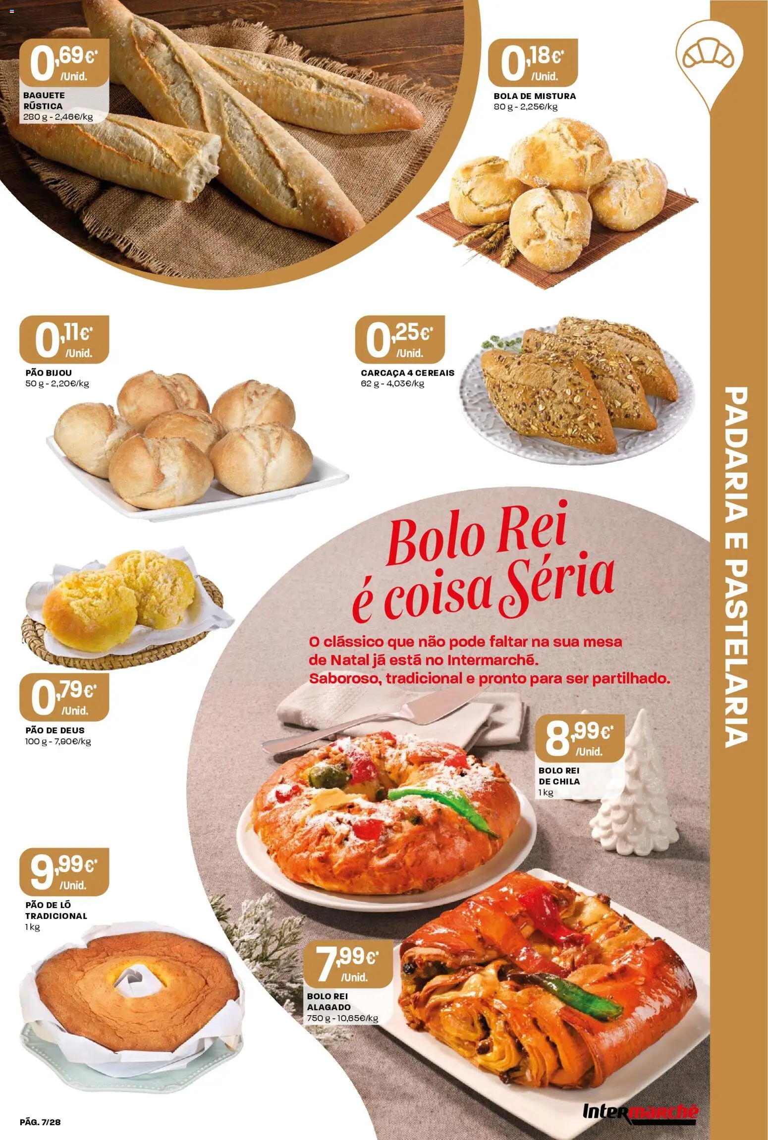 Intermarché Folheto Contact │ válido de 13.11.2025 | Página: 7 | Produtos: Padaria, Bolo, Pão, Cereais