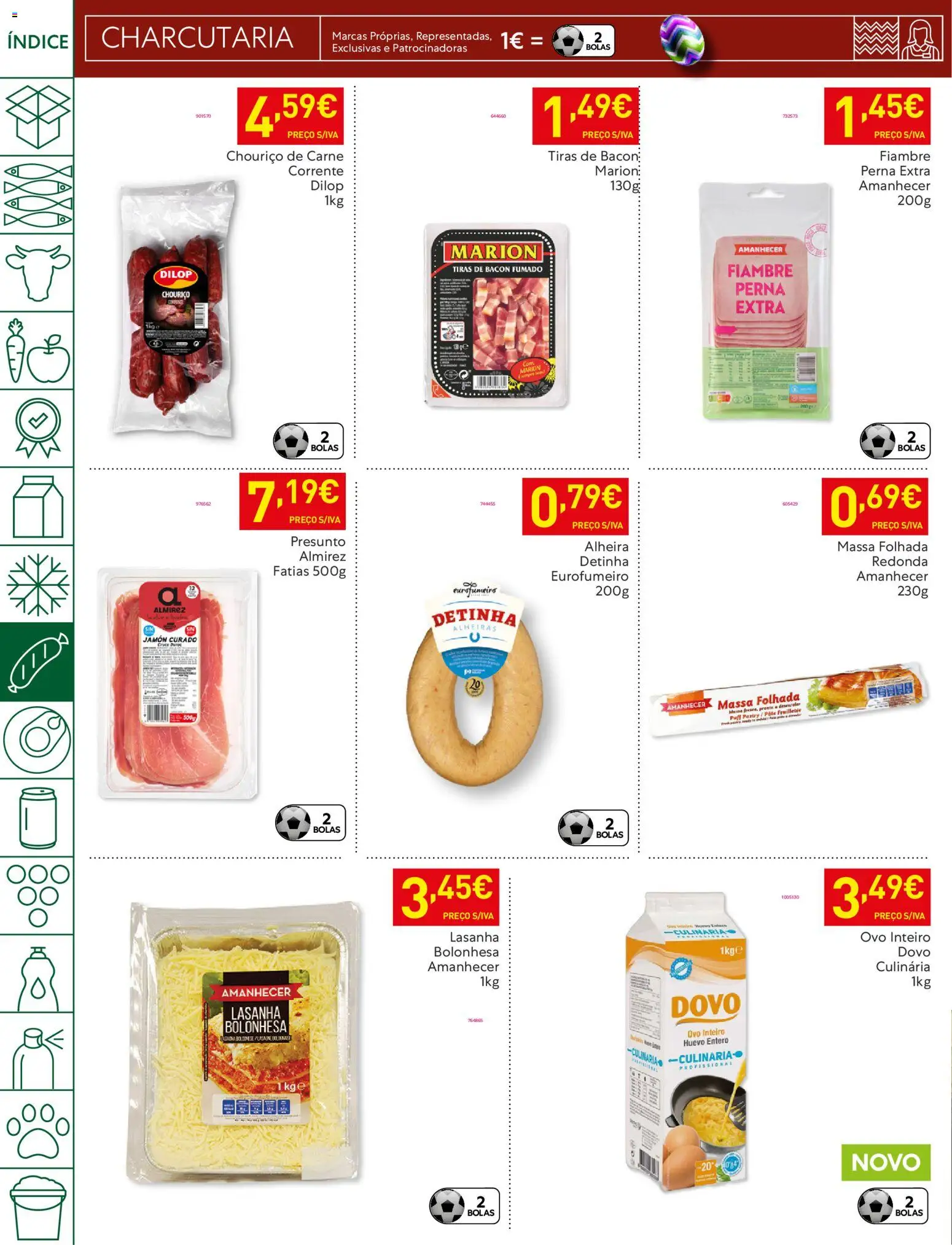 Recheio folheto │ válido de 31.03.2026 | Página: 24 | Produtos: Puff, Chouriço, Carne, Alheira