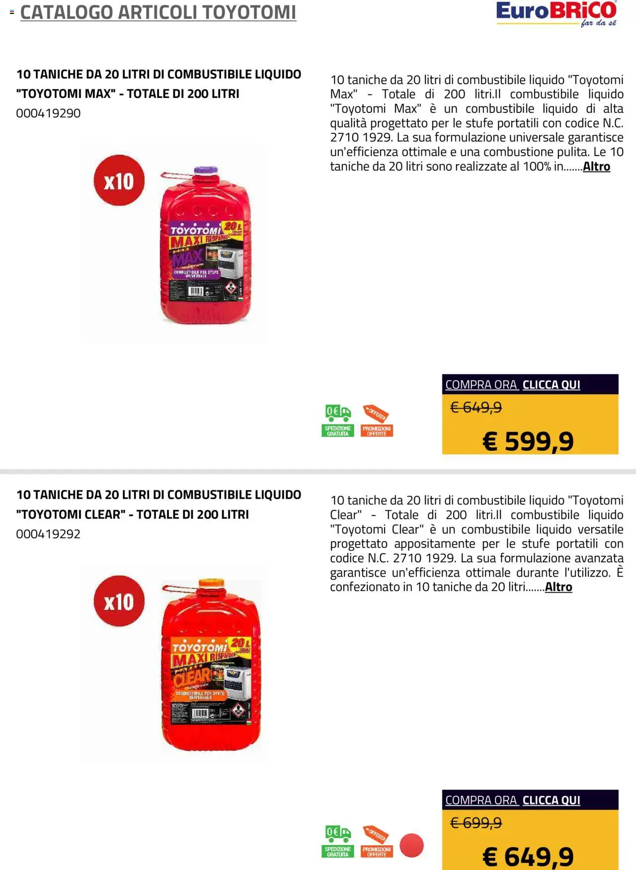 Volantino Eurobrico del 23.07.2025 | Pagina: 19