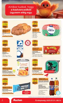 Auchan akciós ujság - amely érvényes a következő dátumtól: 31.07.2025 | Oldal: 2
