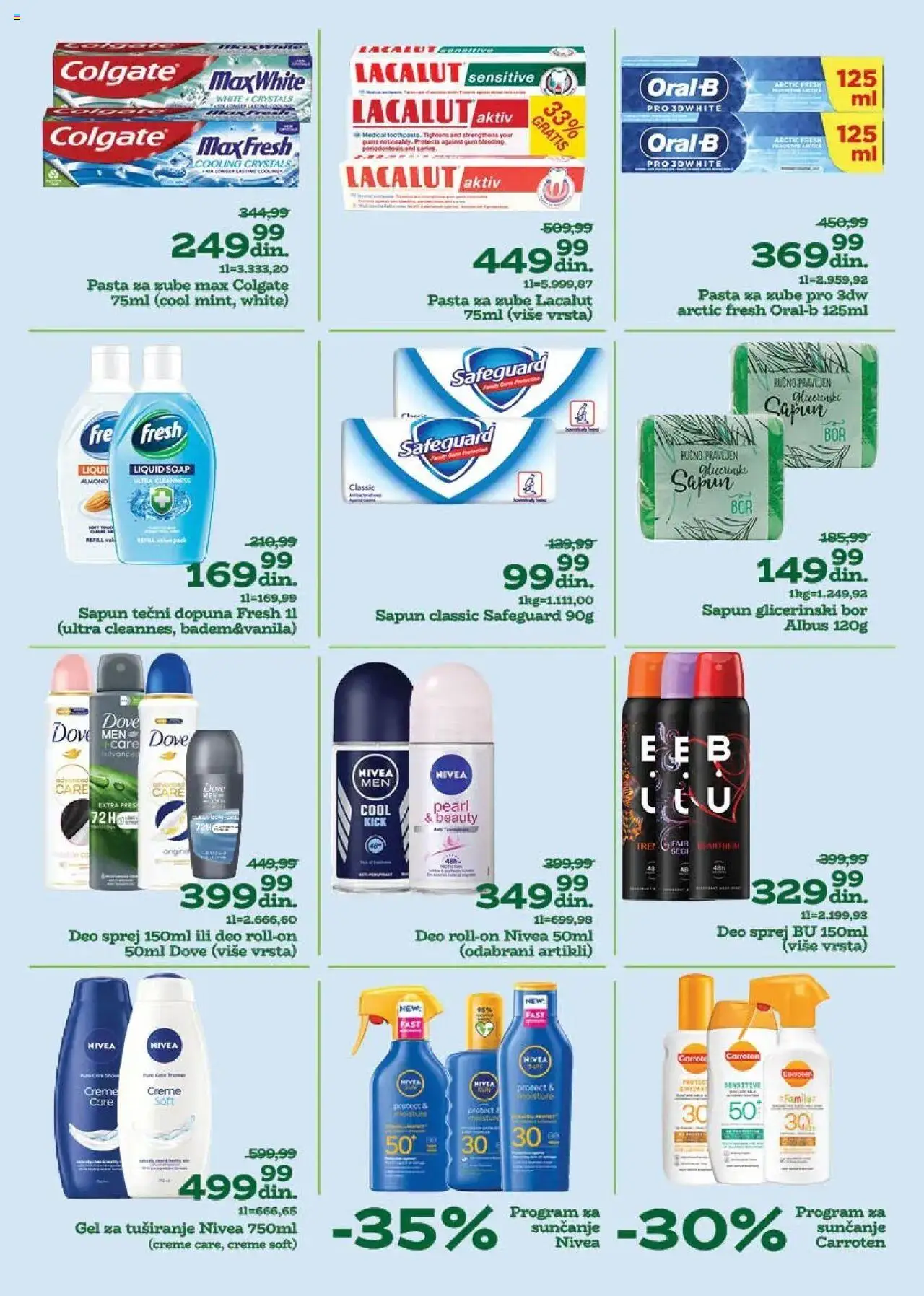 Univerexport katalog - važi od 04.08.2025 | Strana: 26 | Proizvode: Sapun, Gel za tuširanje, Dove, Pasta za zube