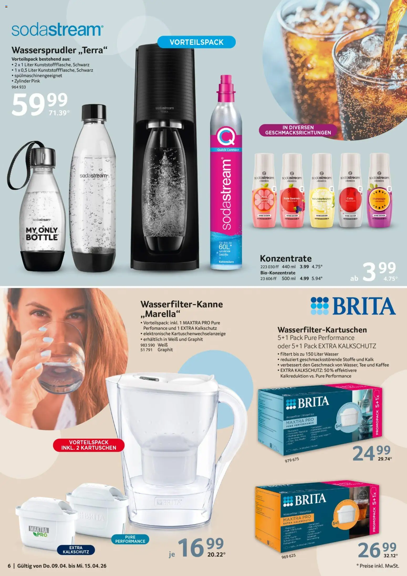 Selgros Non Food – gültig ab 09.04.2026 | Seite: 6 | Produkte: Kaffee, Wasser, Zucker, Tee