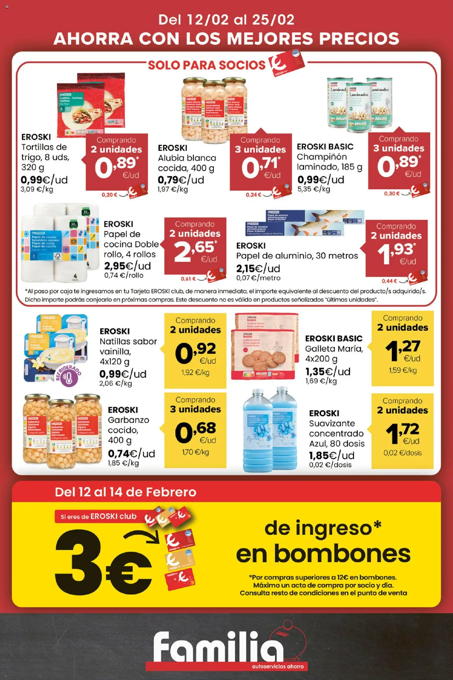 Eroski folleto │ válido desde el 12.02.2026 | Página: 16 | Productos: Té, Suavizante, Cocina, Caja