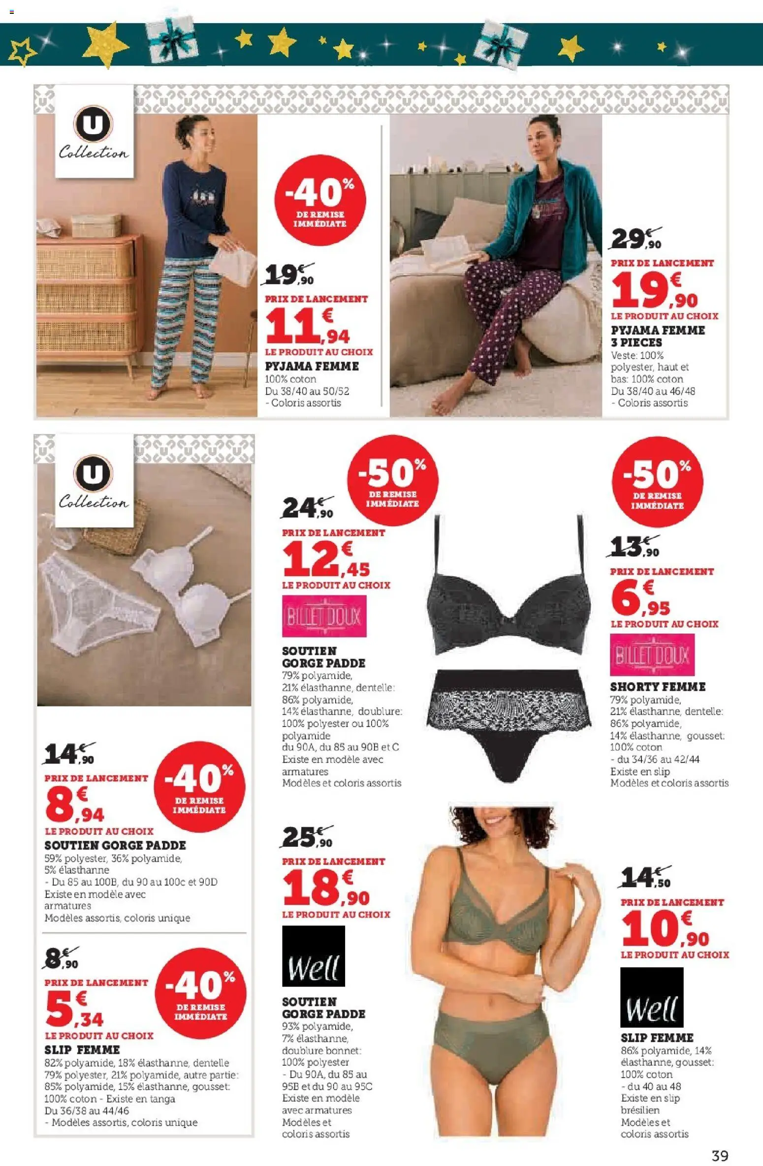 {H1} | Page: 39 | Produits: Bonnet, Coton, Pyjama femme, Veste