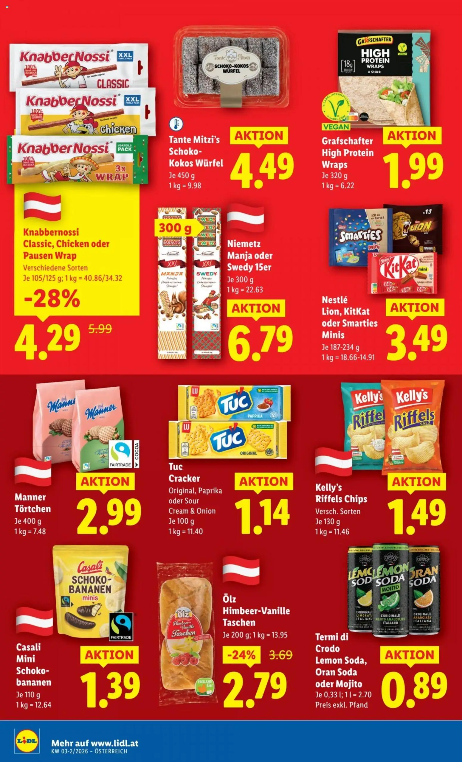 Lidl Flugblatt gültig ab 15.01.2026 | Seite: 7 | Produkte: Chips, Salz, Eier, Bananen