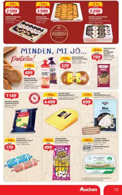 Auchan akciós ujság - amely érvényes a következő dátumtól: 24.07.2025 | Oldal: 15