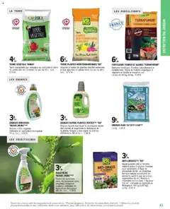 Brico E.Leclerc - Prévisualisation de Brico E.Leclerc Guide jardin | Avenue D'antibes, Amilly valide à partir de 18.02.2025 | Page: 43 | Produits: Sac, Plantes, Escargots, Algues
