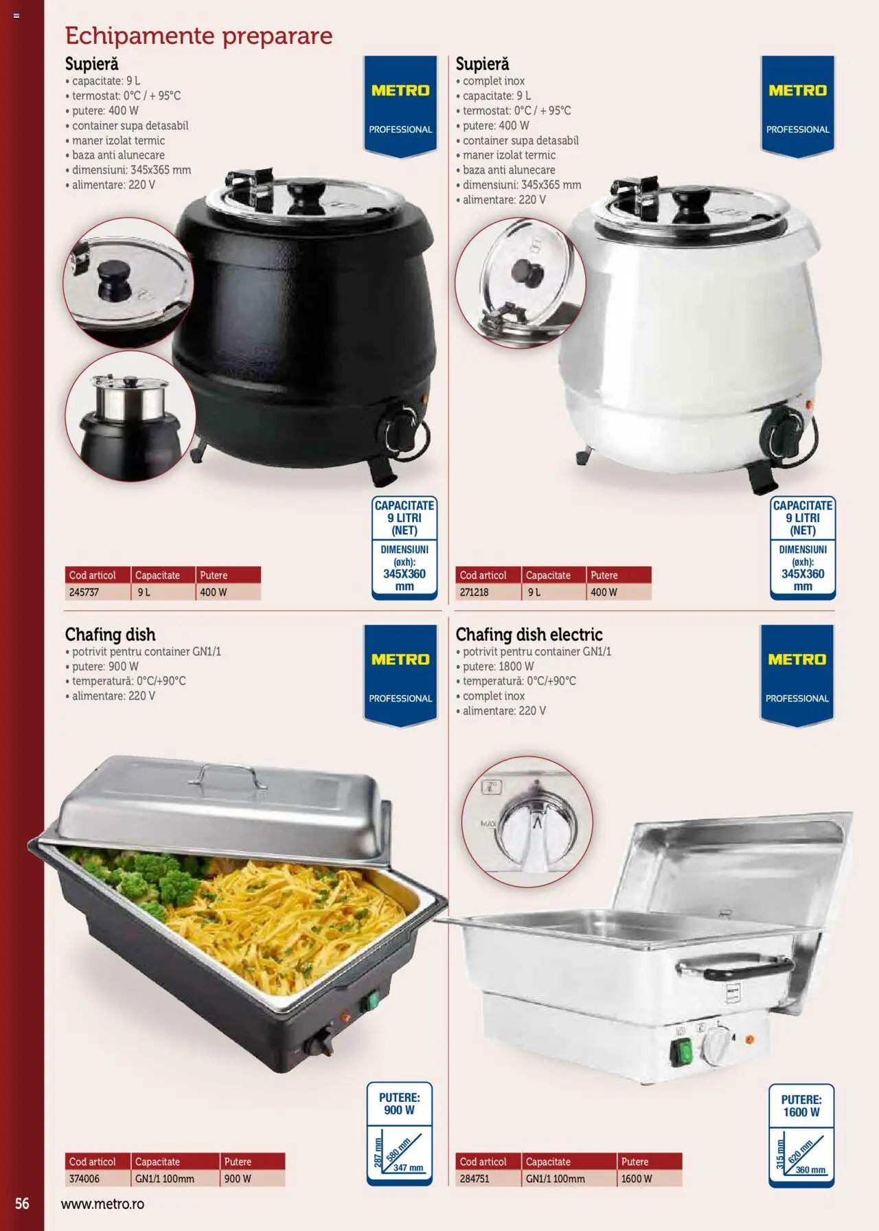 Noul catalog Metro – valabil de la 17.09.2025 | Pagină: 56 | Produse: Mâner