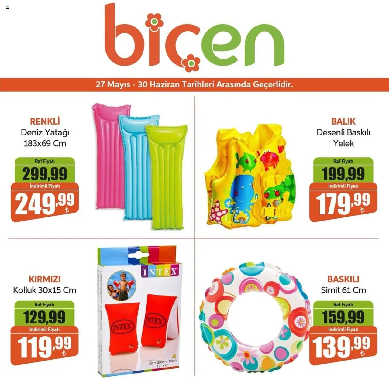 Biçen Market Haziran İndirim Fırsatları - 27.05.2025 tarihinden itibaren geçerlidir | Sayfa: 4 | Ürünler: Raf, Kolluk, Balık, Yelek