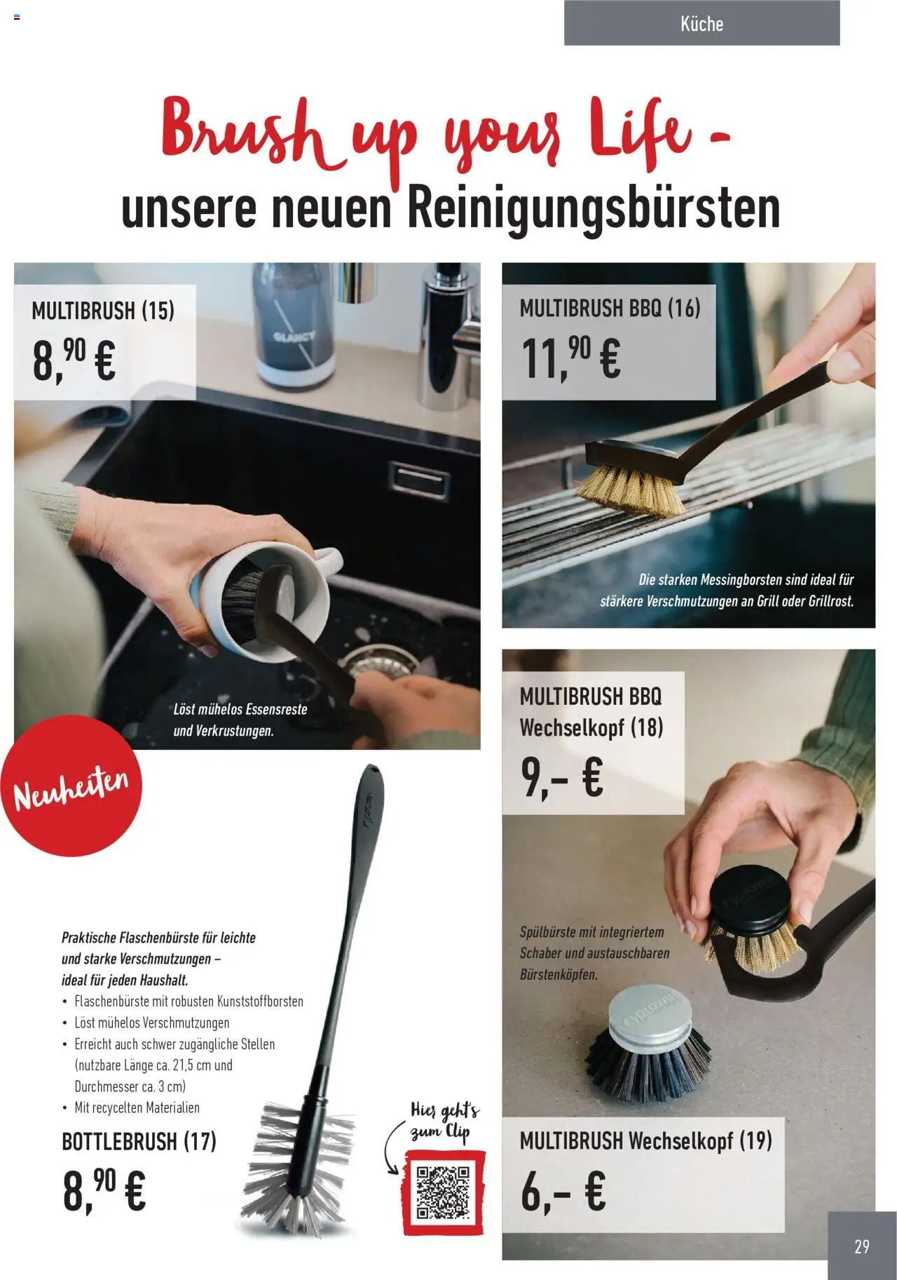 Katalog ProWin Juli/Dezember 2025 - gültig ab dem 01.07.2025 | Seite: 29 | Produkte: Grill, Küche