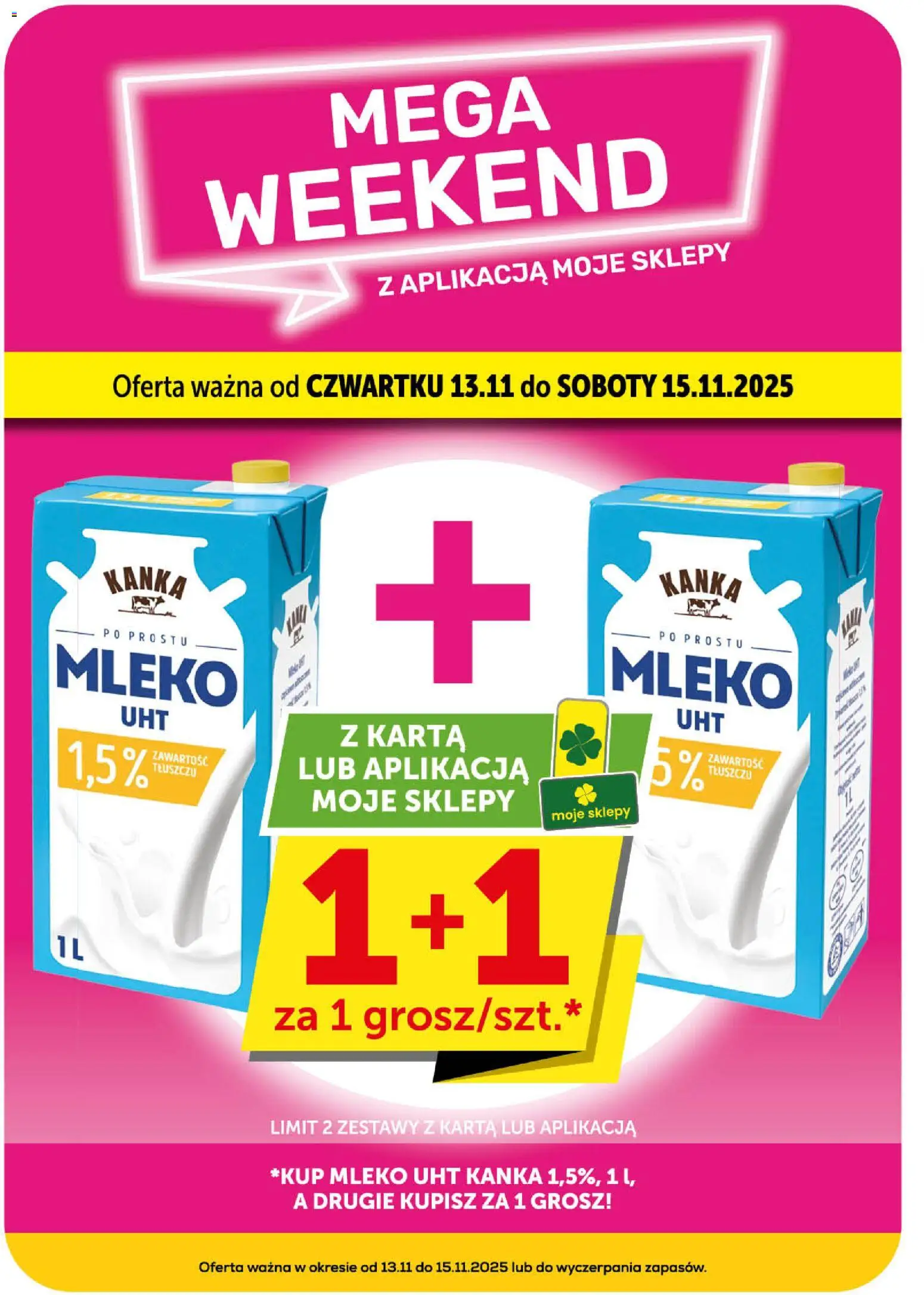 ABC Gazetka - Market od 13.11.2025 | Strona: 2 | Produkty: Karta, Mleko