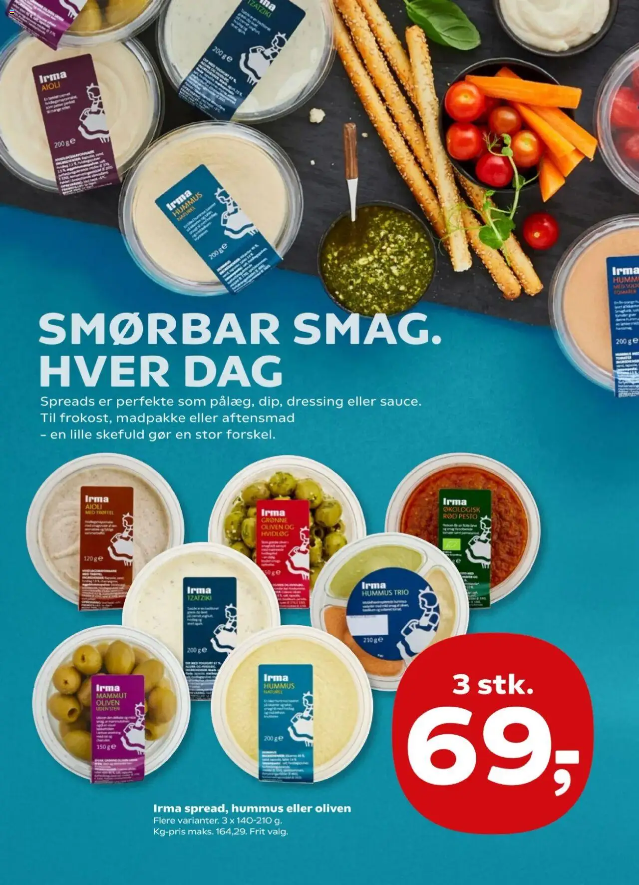 Super Brugsen tilbudsavis – gyldig fra 12.09.2025 | Side: 13 | Produkter: Tomater, Tzatziki, Pesto, Søm