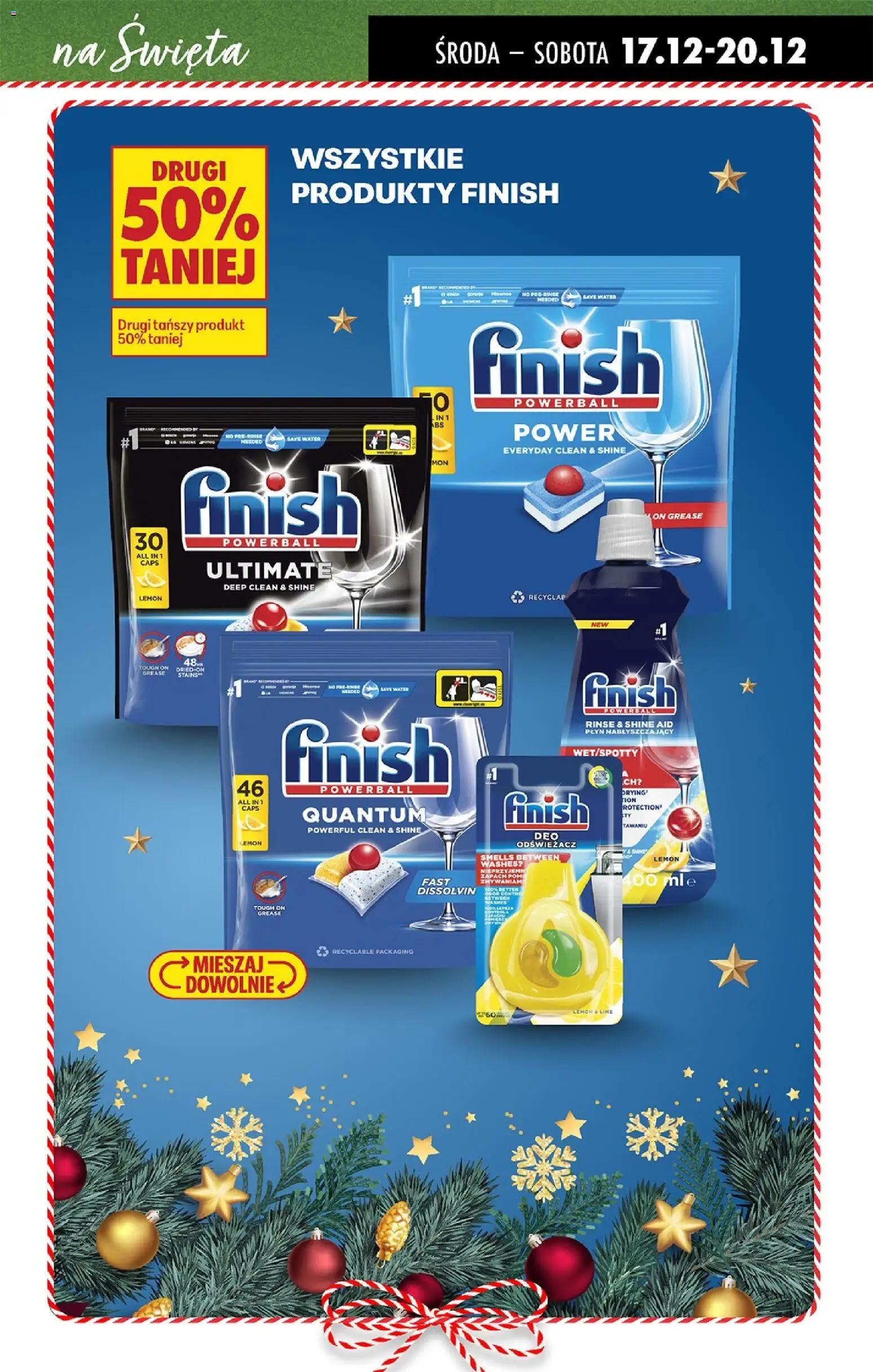 Biedronka gazetka - Drogeria Cleaning od 17.12.2025 | Strona: 7 | Produkty: Odświeżacz, Zapach, Finish