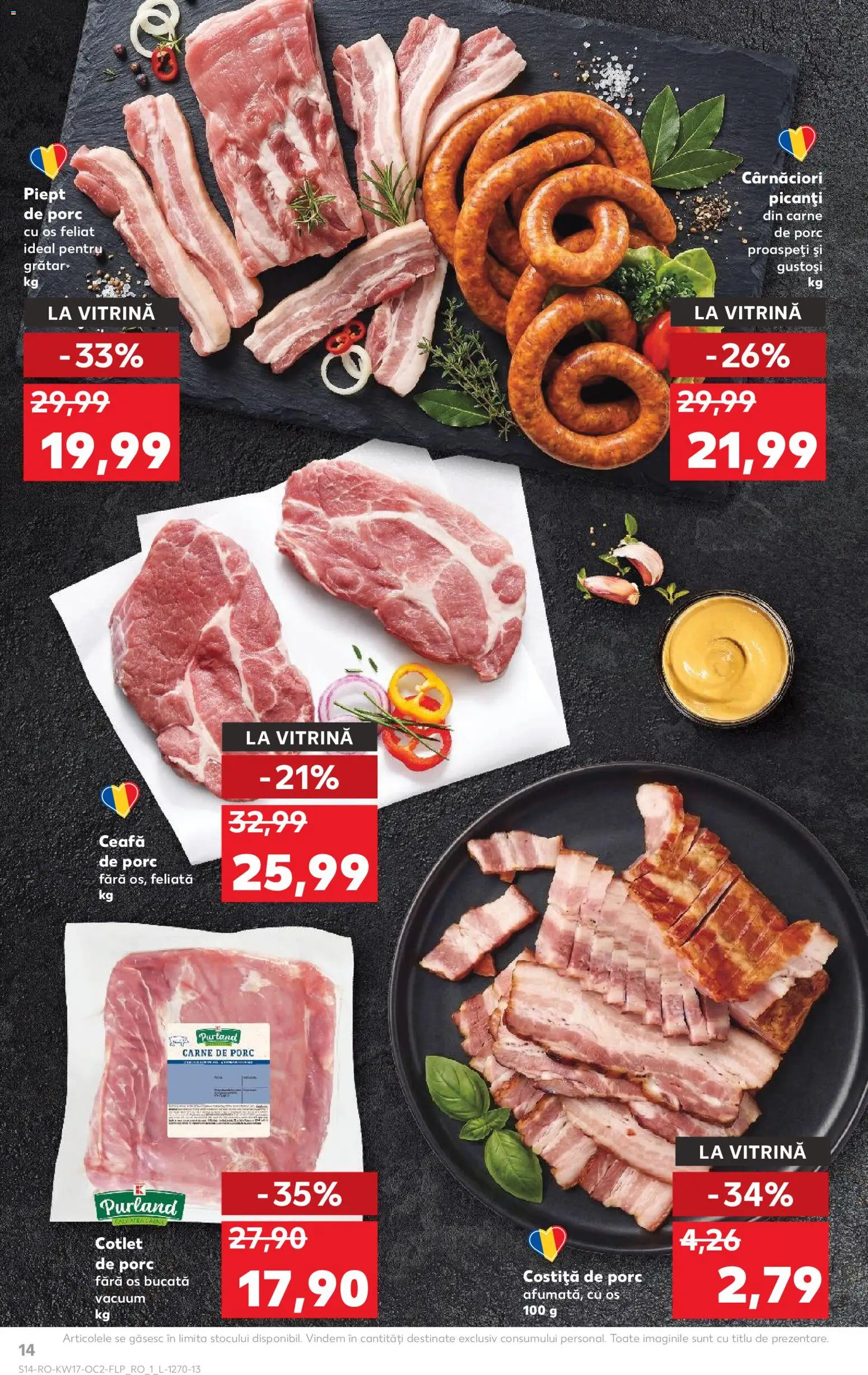 Kaufland RO akciós ujság - amely érvényes a következő dátumtól: 22.04.2026 | Oldal: 14