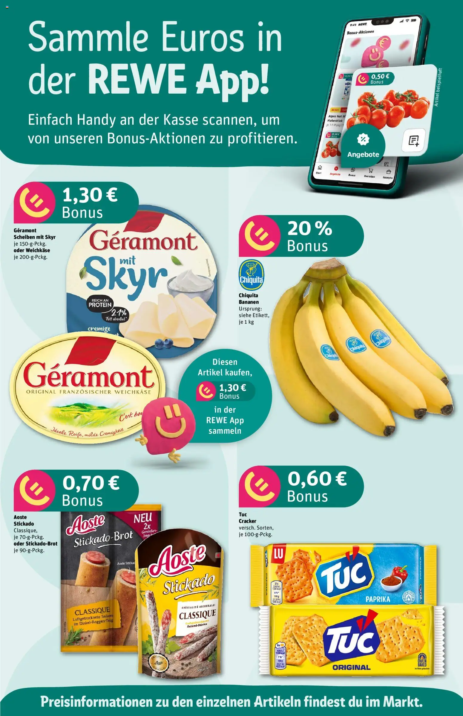Rewe ihr Kaufpark Prospekt 	 – gültig ab 22.12.2025 | Seite: 2 | Produkte: Geramont, Bananen, Skyr, Salami