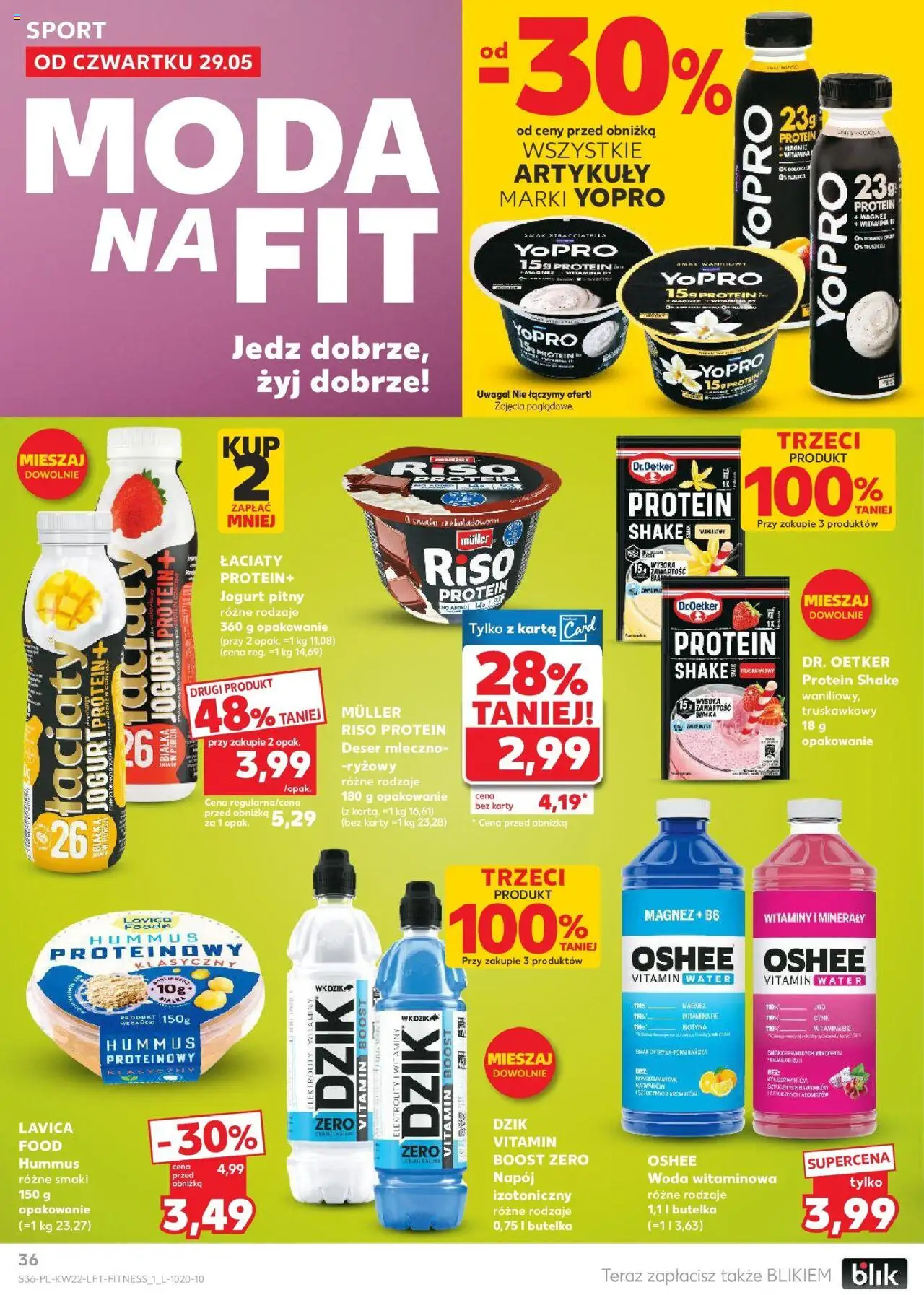 Kaufland gazetka od 29.05.2025 | Strona: 36 | Produkty: Karta, Jogurt pitny, Jogurt, Woda