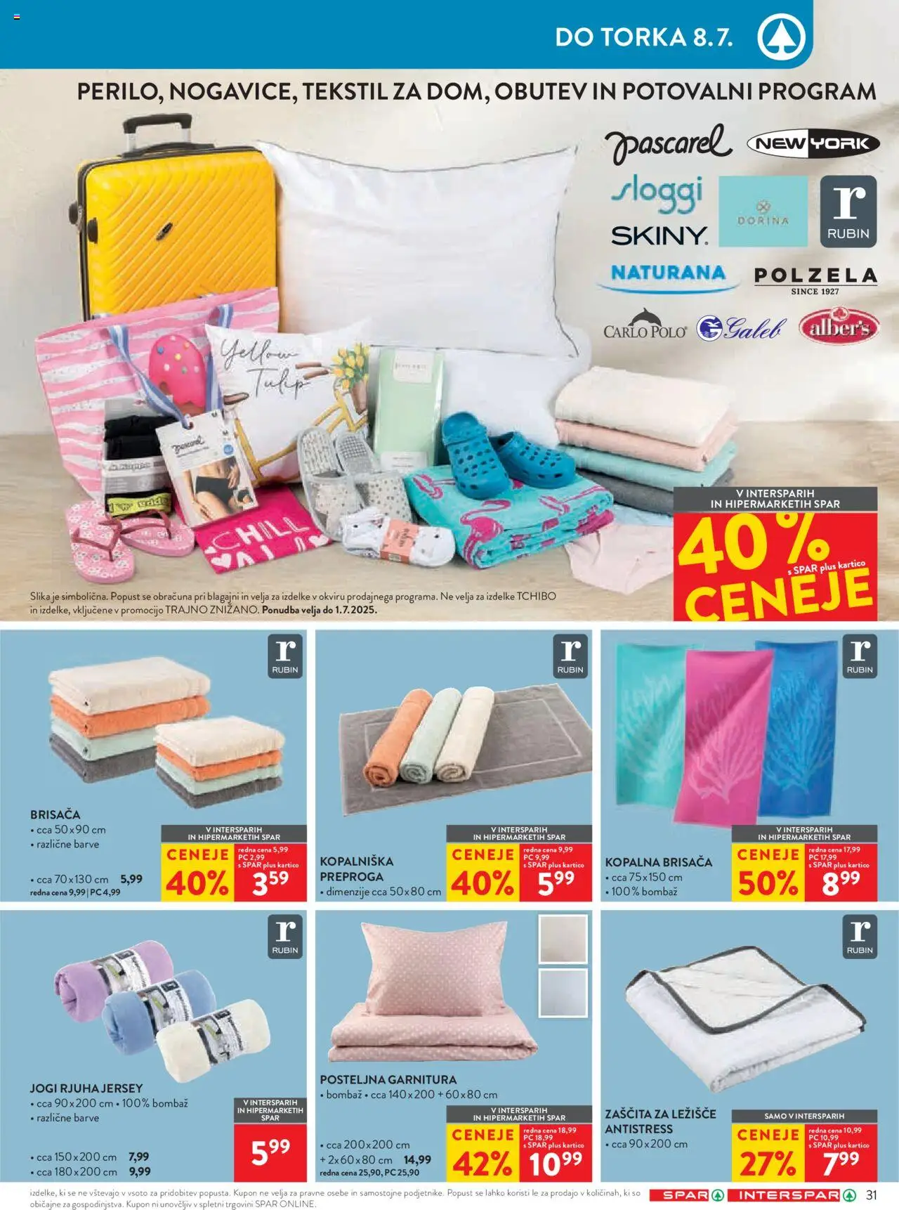 Spar katalog 26/25 │ velja od 26.06.2025 | Stran: 36 | Izdelki: Kopalna brisača, Ležišče, Jogi, Preproga
