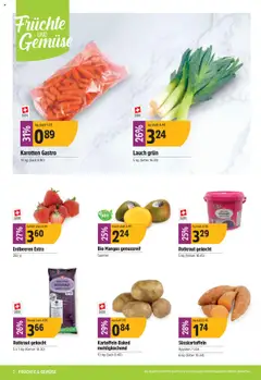 TopCC Aktionen – gültig ab 22.09.2025 | Seite: 2 | Produkte: Gitter, Gemüse, Erdbeeren, Früchte