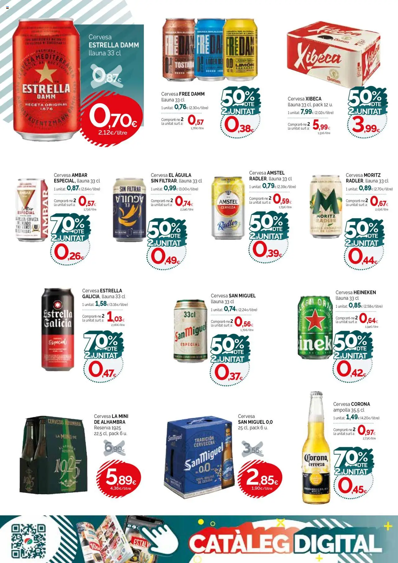 Condis folleto life │ válido desde el 20.08.2025 | Página: 18 | Productos: Cerveza, Σπανάκι