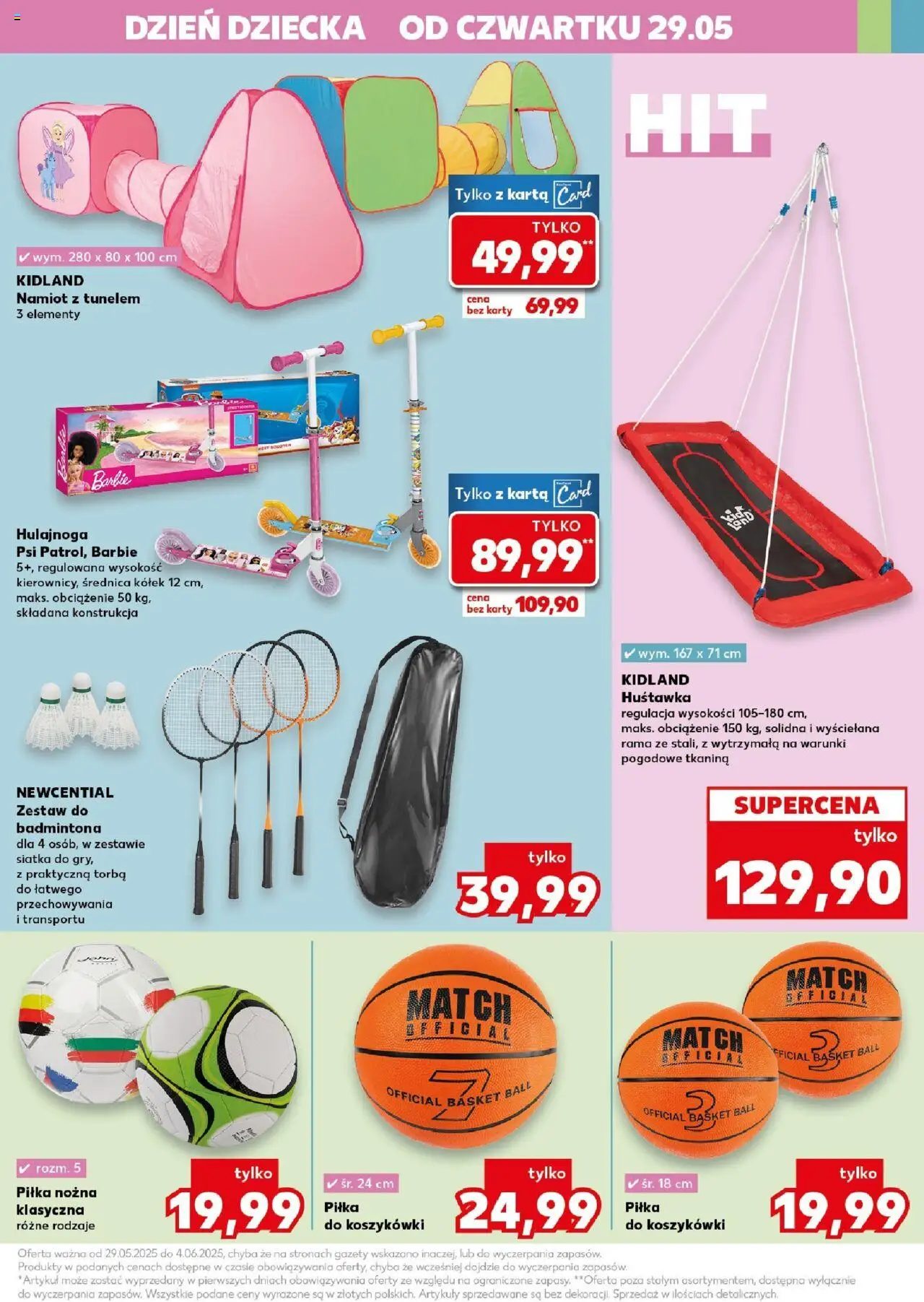 Kaufland gazetka - Mega okazje od 29.05.2025 | Strona: 29 | Produkty: Karta, Torba, Barbie, Siatka