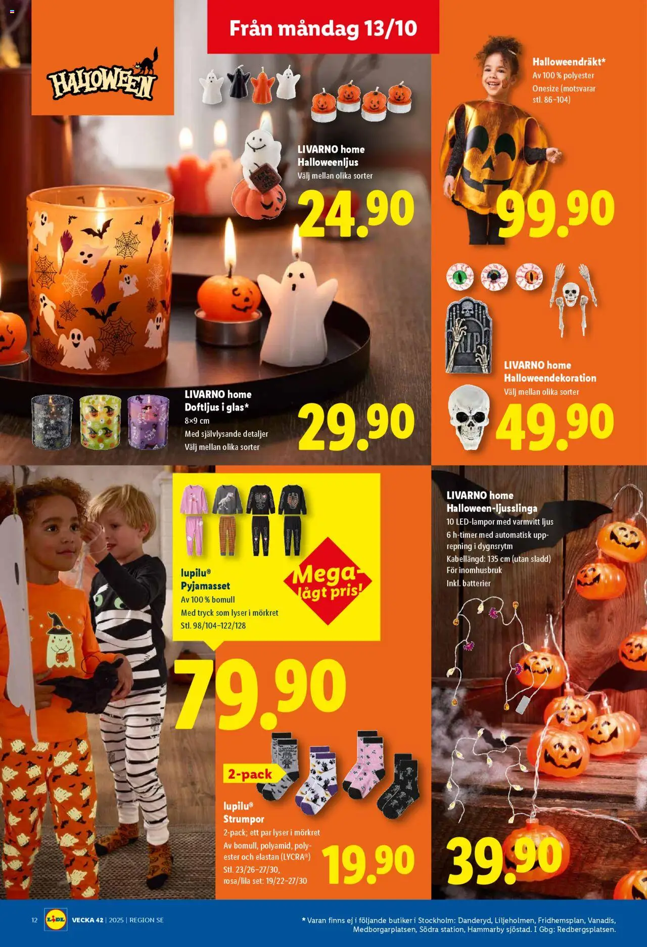 Lidl reklamblad aktuell från 13.10.2025 | Sida: 14 | Produkter: Batterier, Sladd, Strumpor, Set